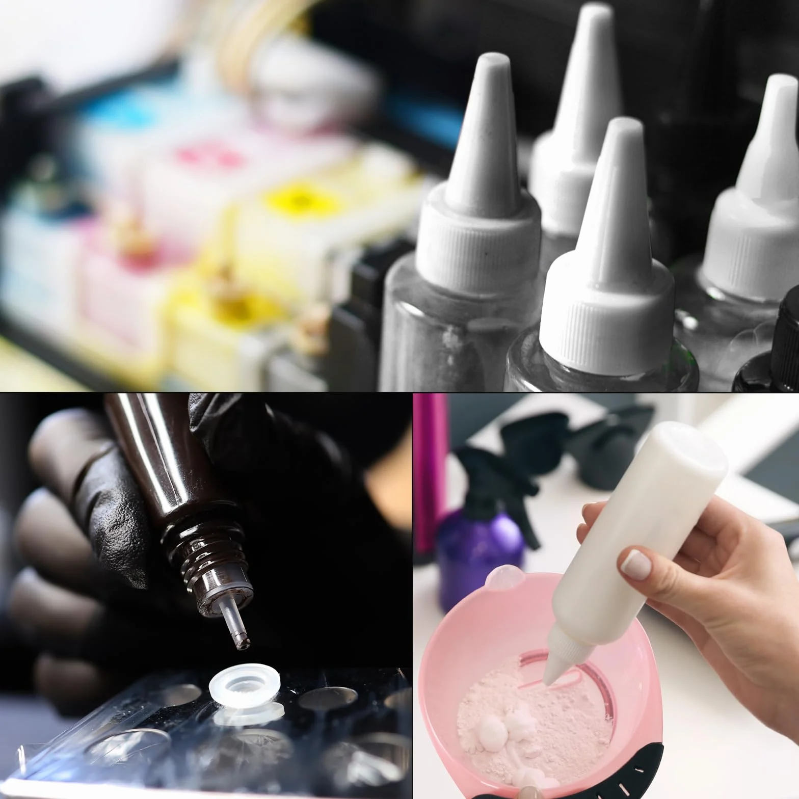 PATIKIL Tappi Bottiglia a Spirale 18/410, 36 Pezzi, Plastica con Guarnizione in Schiuma, Bianco