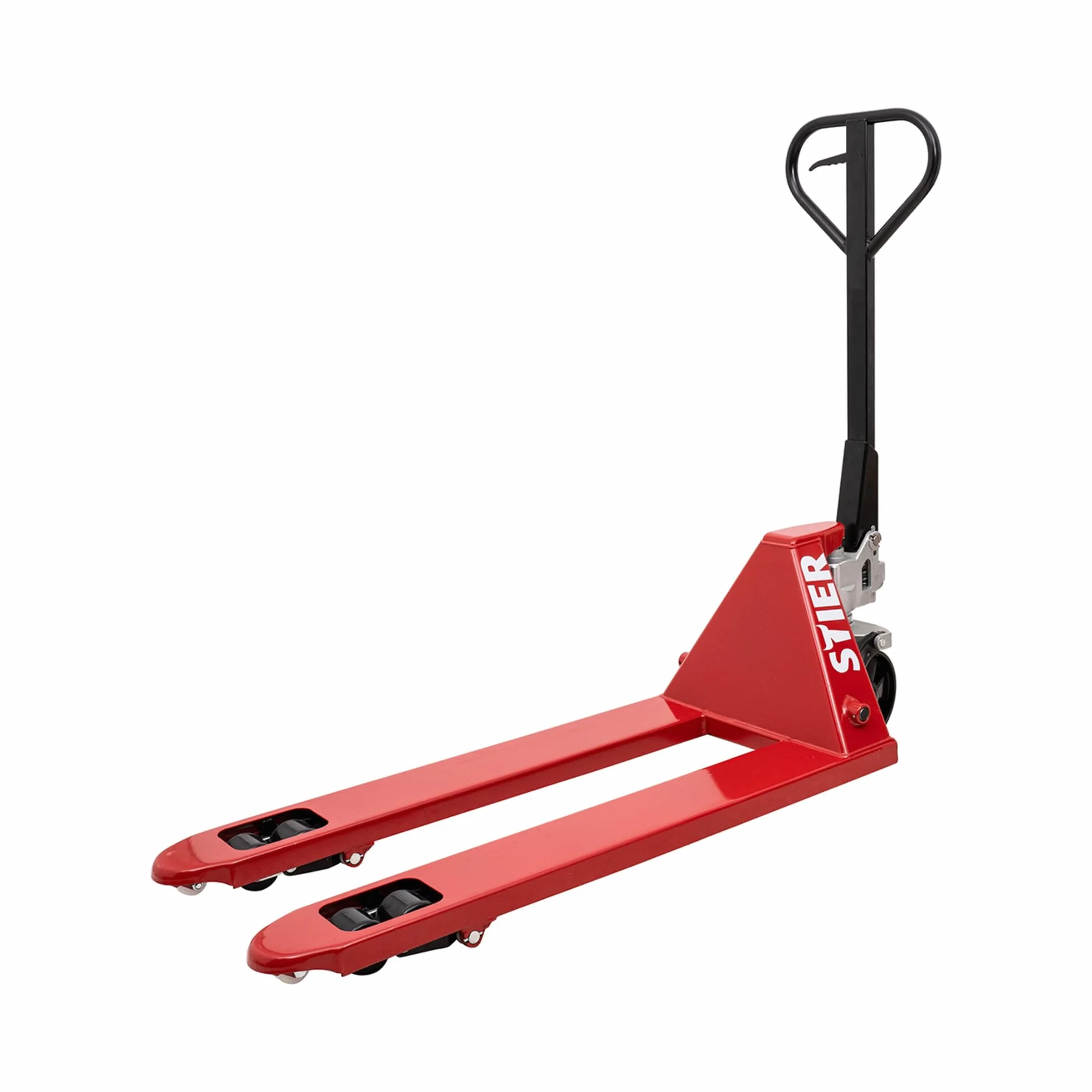 STIER Transpallet, portata 2500 kg, lunghezza delle forche 800 mm, pneumatici in nylon