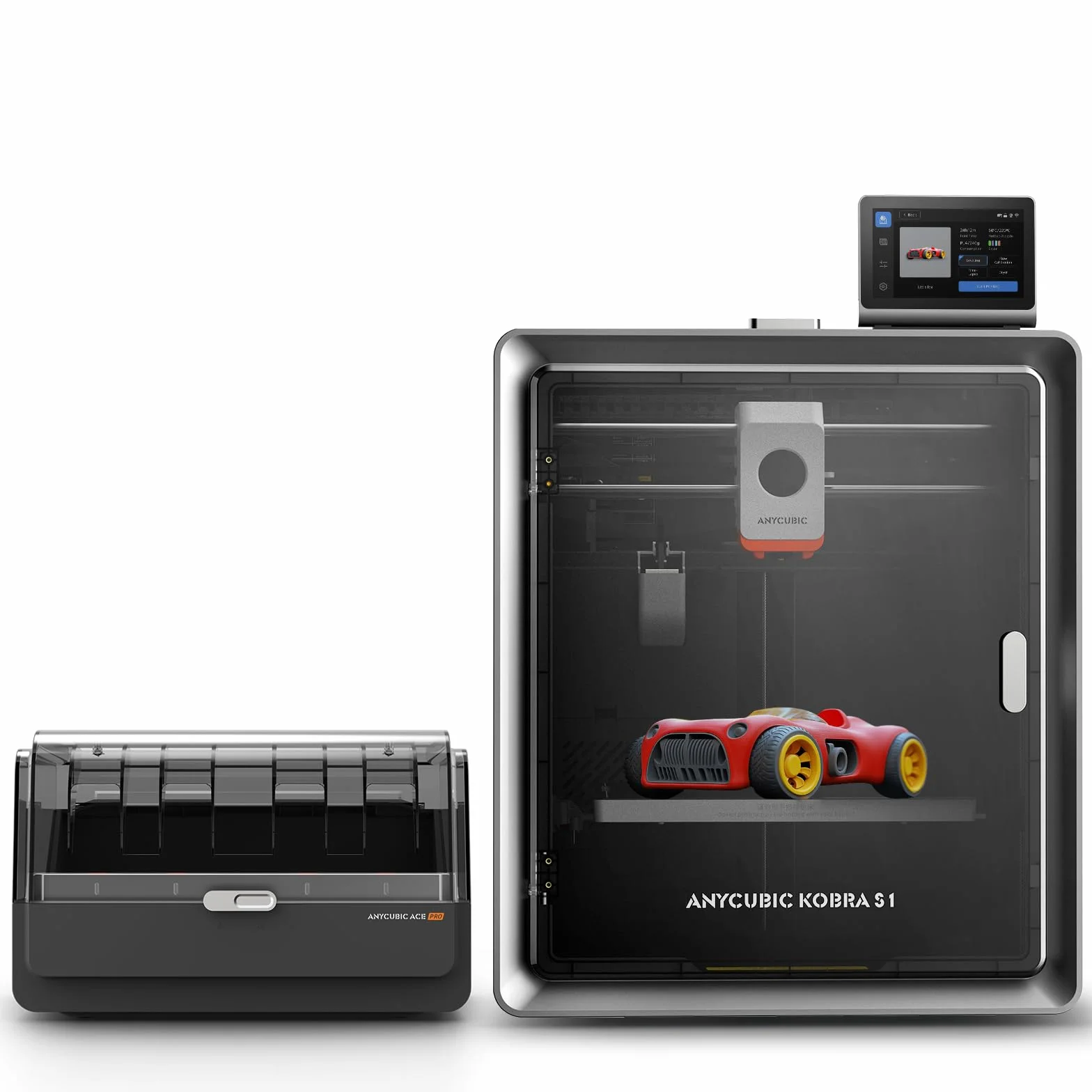 ANYCUBIC Kobra S1 Combo Stampante 3D, Asciugatura e Stampa in Uno, 600 mm/s ad Alta Velocità, Stampa mUlticolore per Tutti i Principali Filamenti, Dimensioni di Stampa 250 x 250 x250 mm