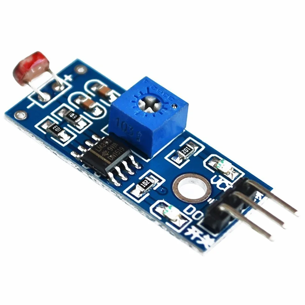 DollaTek Fotoresistenza 10Pcs Modulo sensore di intensità della Luce Digitale Fotoresistenza per Arduino Uno