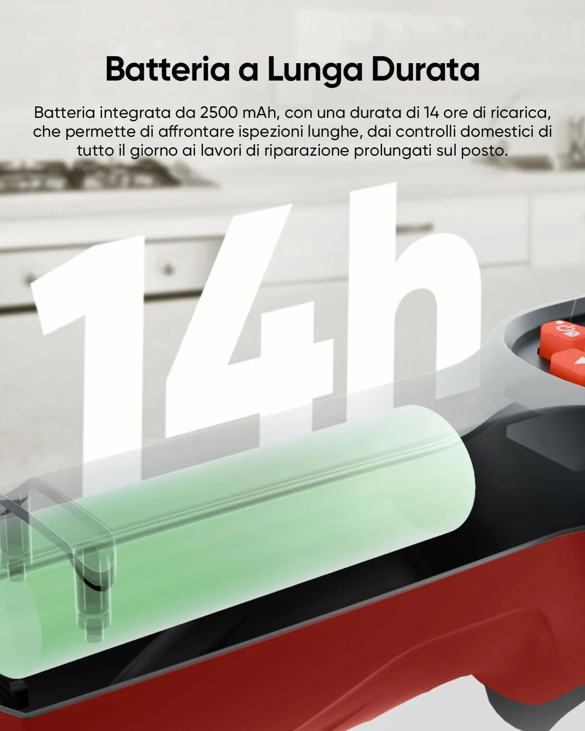 HIKMICRO D01 Lite Termometro a Infrarossi -20°C a 550°C 2,4" Schermo Intero Risoluzione IR 96×96 Modalità Duale 14 Ore
