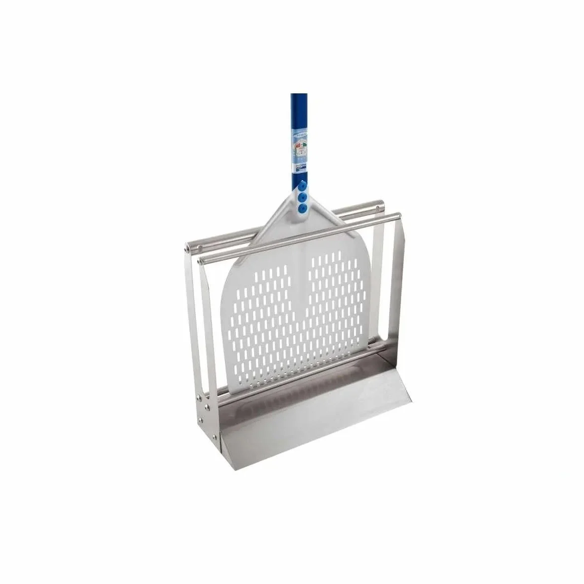 GIMETAL Porta Pala da Pavimento in Acciaio Inox Fino a 36cm ACAPT36