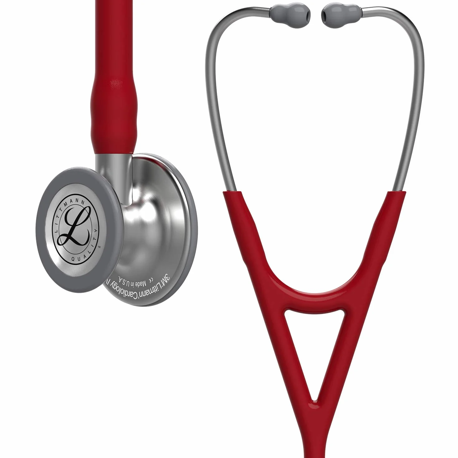 3M Littmann Stetoscopio diagnostico Cardiology IV, tubo auricolare amaranto, 69 cm, 6184