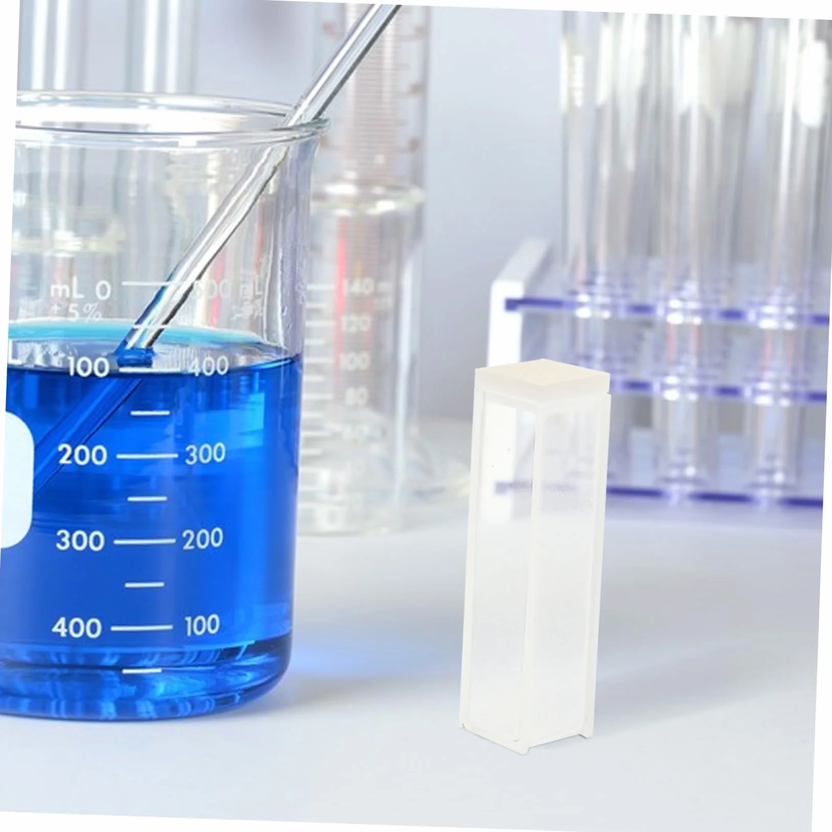 Cuvetta Quarzo Laboratorio 2 Pezzi 10mm 3.5ml per Applicazioni Scientifiche