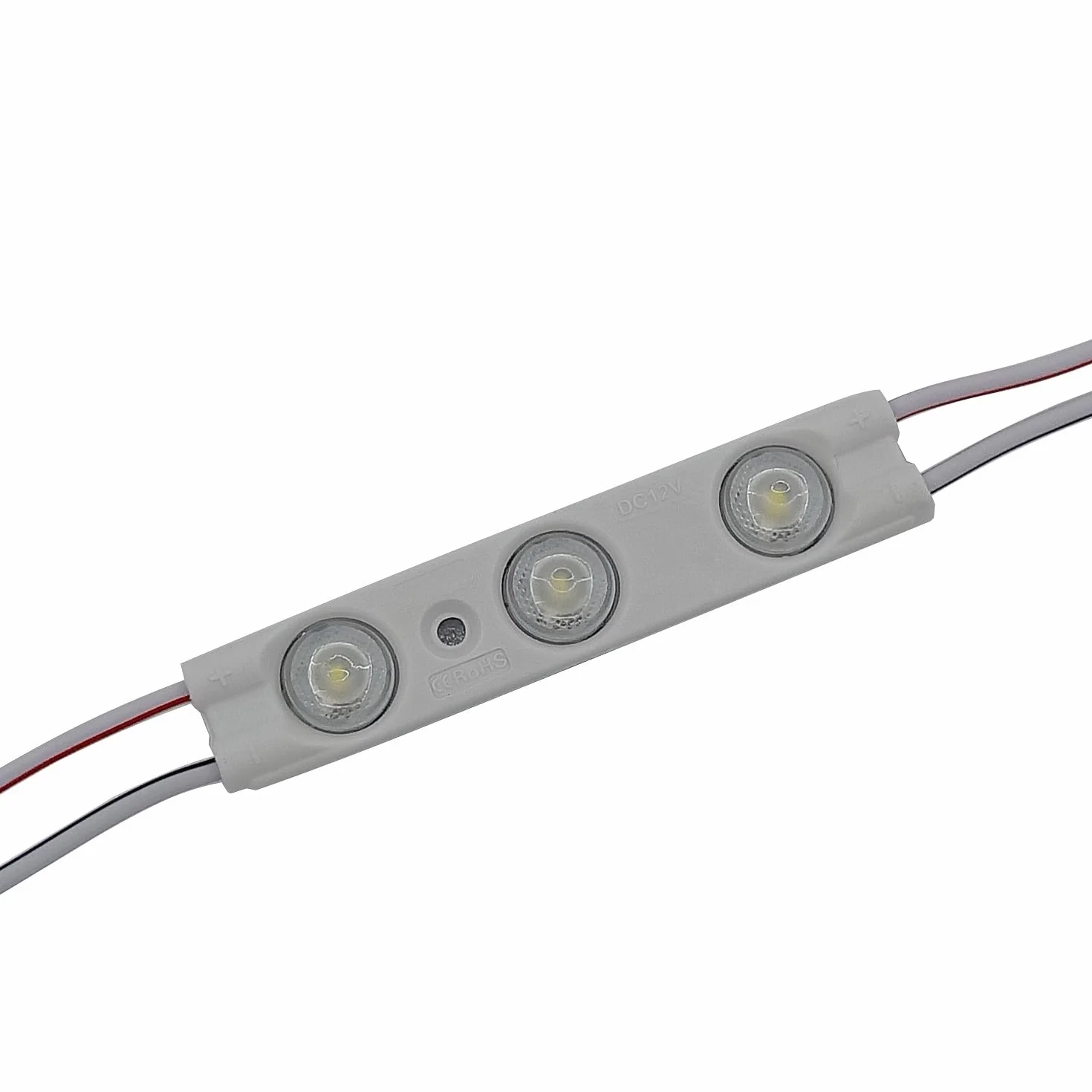 LEDKIA LIGHTING Modulo LED 20 Pezzi 24W IP65 12V DC per Insegne Pubblicitarie 2.5m 4000K Bianco Naturale