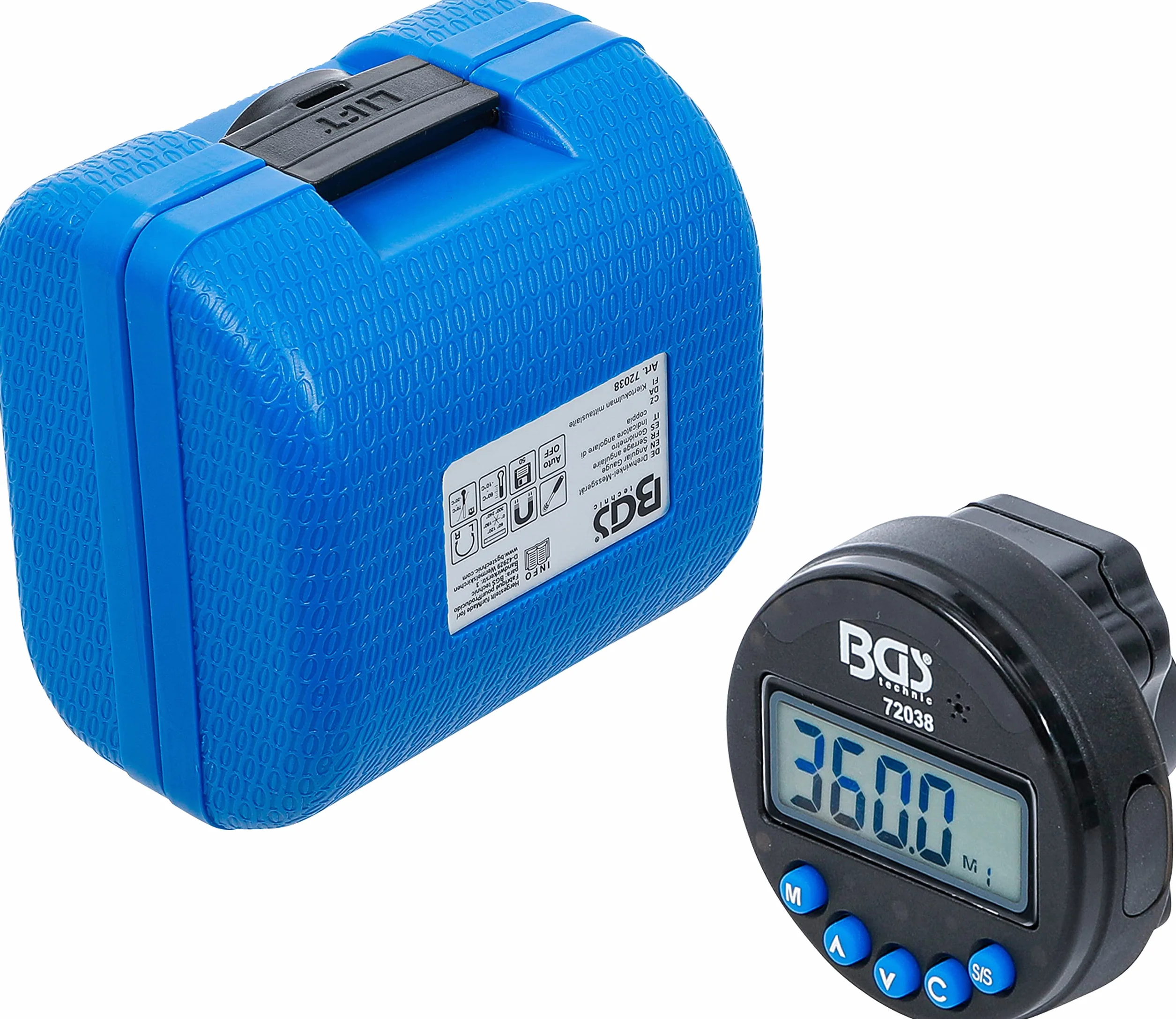 BGS 72038 | Indicatore angolare di coppia | digitale | con magnete