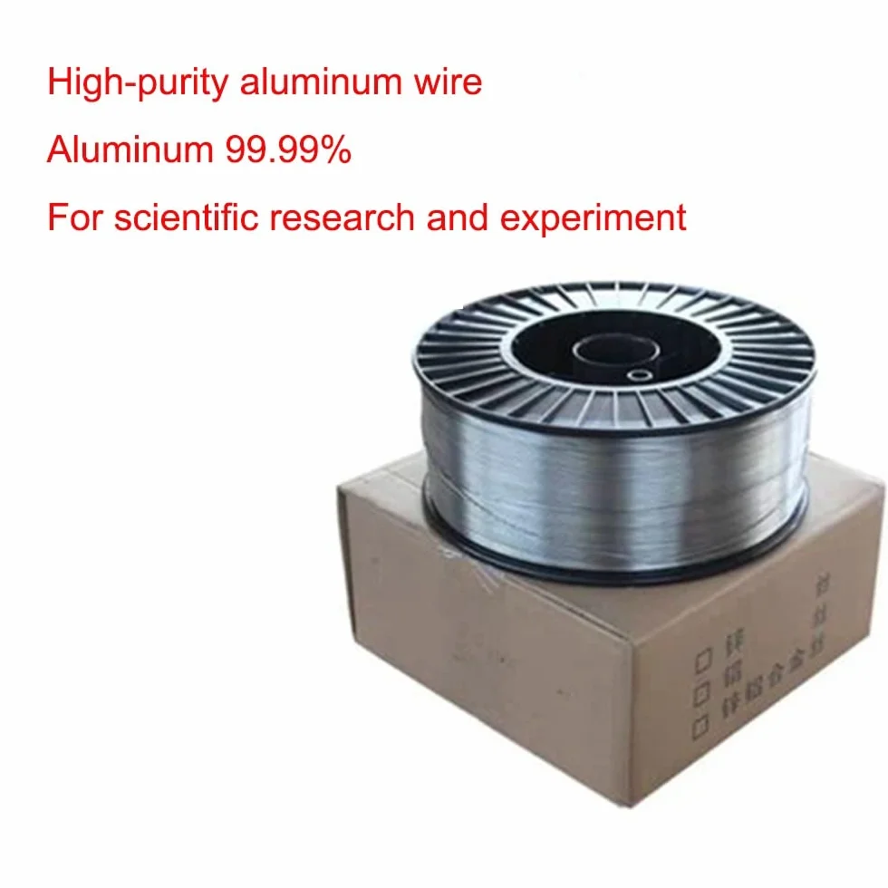 ZOENAE Filo di Alluminio Industriale con Rivestimento Morbido al 99,99% di Filo di Alluminio ad Alta purezza for esperimenti di Ricerca scientifica (Size : 1mm)