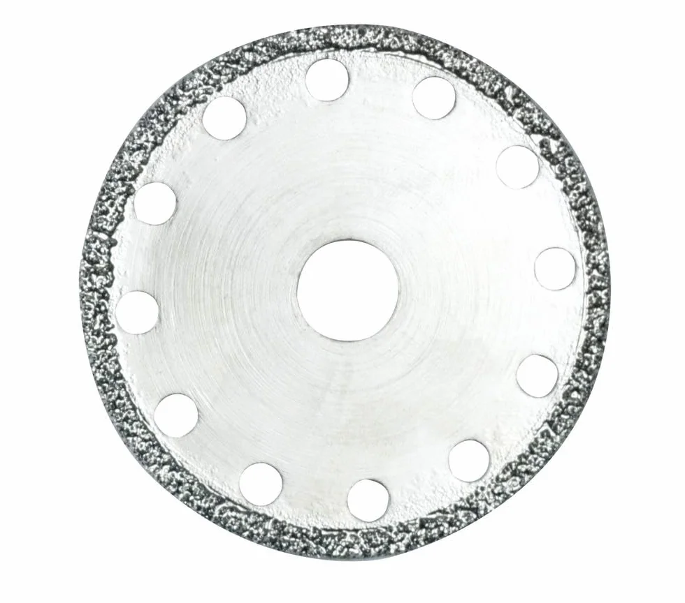 PROXXON 28558 28558-Mola diamantata, Diametro 50 mm, Foro 10 mm, per Vetro, Porcellana, Piastrelle, per smerigliatrice angolare LHW/A