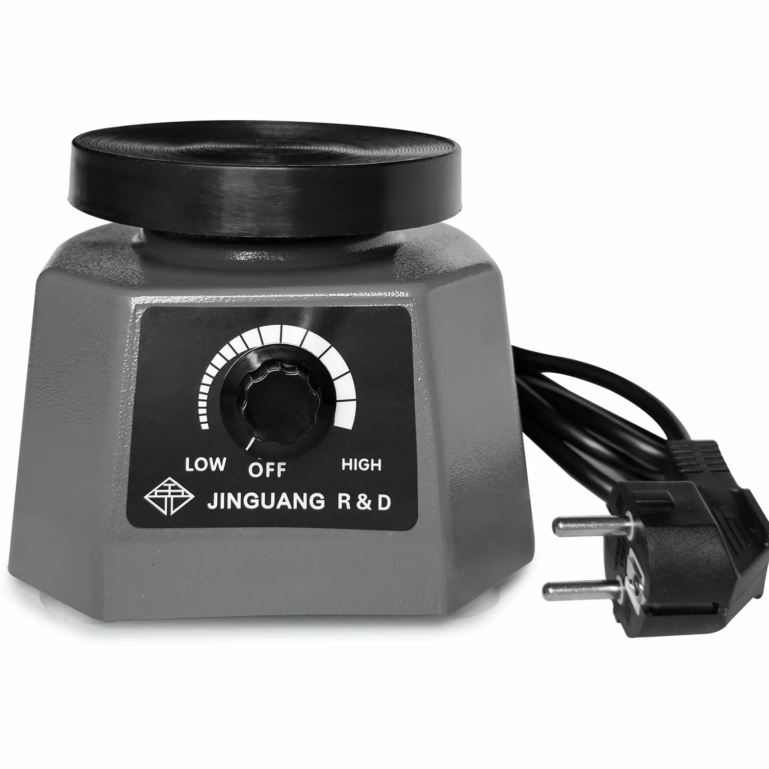 Piastra Vibrante in Gesso, 4 "Dental Oscillatore 220V 100W Vibratore Gesso Piastra Vibrante Elettrica Oscillatore Dentale, Velocità Regolabile Rotonda Oscillatore Vibratore Dentale per Gesso