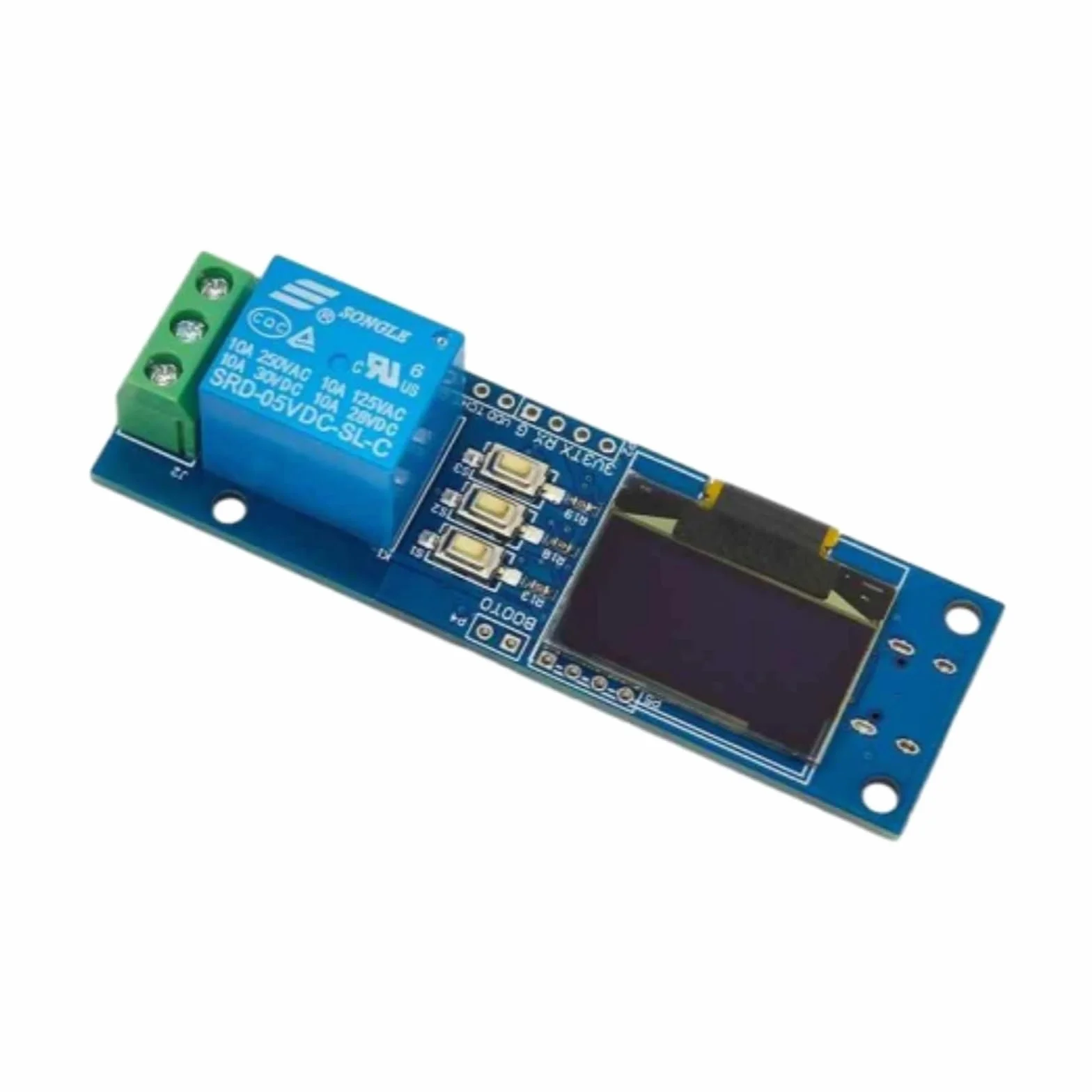 Modulo relè PLC Scheda STM32 con display OLED a semiconduttore capacitivo a modulo relè singolo for impronte digitali ZW101