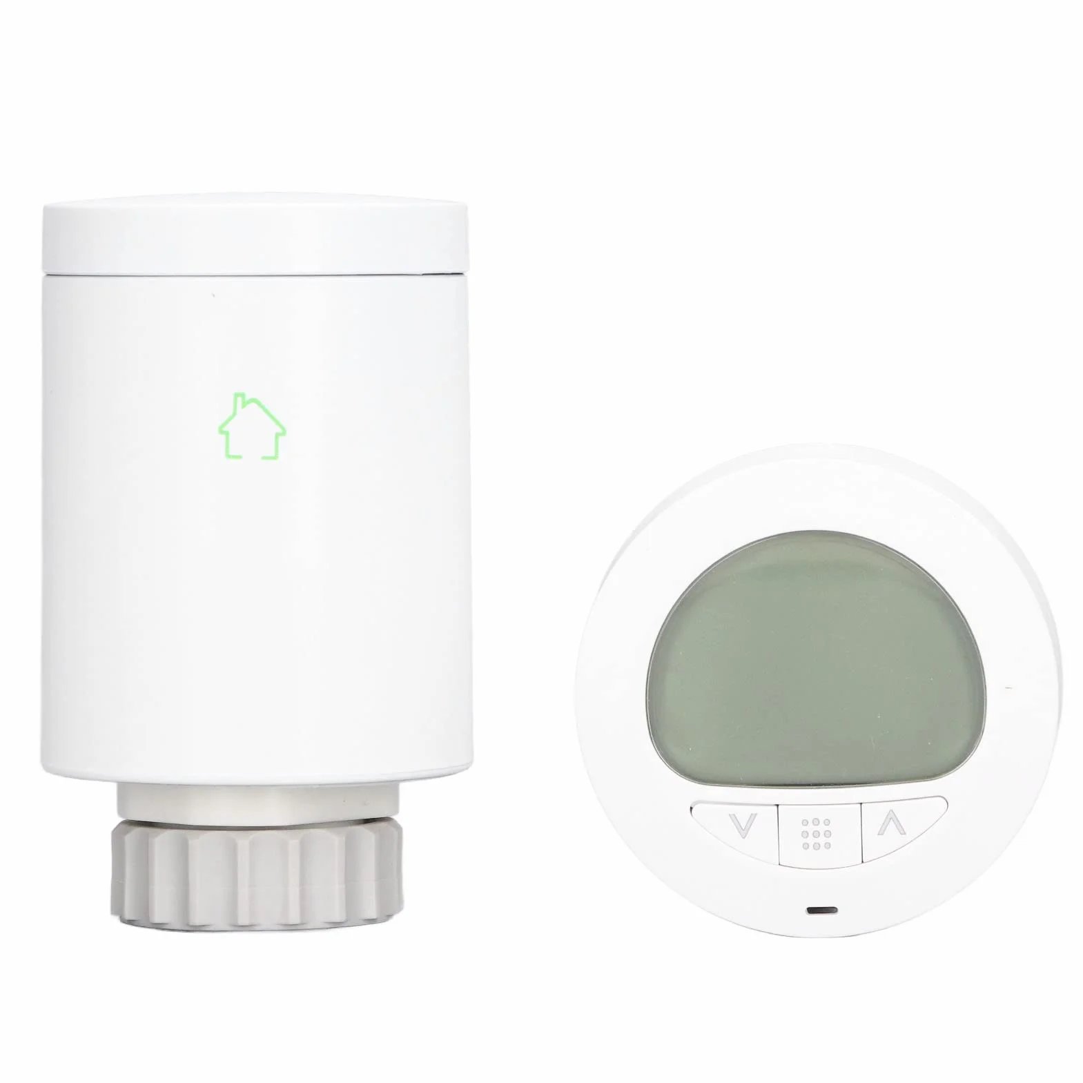 FTVOGUE Valvola Termostatica Intelligente per Radiatore PC Ignifugo Termostato Intelligente per Radiatore M30 X 1,5 Mm WiFi Controllo APP Programmazione Settimanale per Riscaldamento Domestico e