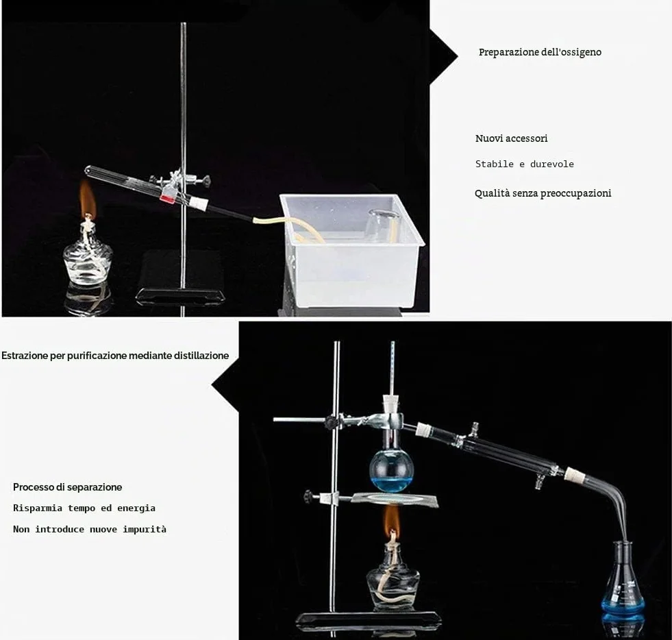 Scatola Per Esperimenti Di Chimica Delle Scuole Medie E Superiori, Attrezzatura Per Esperimenti Kit Di Vetreria Per Laboratorio Di Chimica Unità Di Olio Essenziale Kit Di Vetro Per Laboratorio Strume