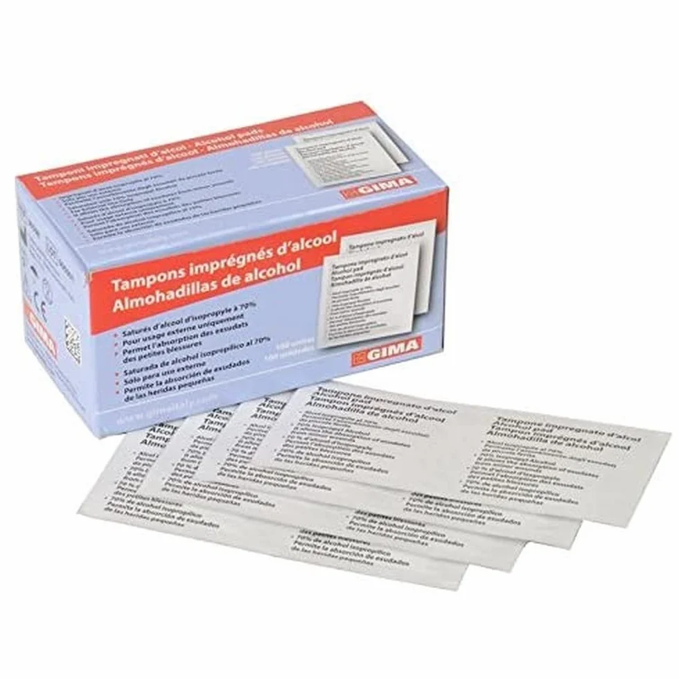 GIMA 36599 Alcohol Pad Alcomed, Cartone, Pezzi di 10000