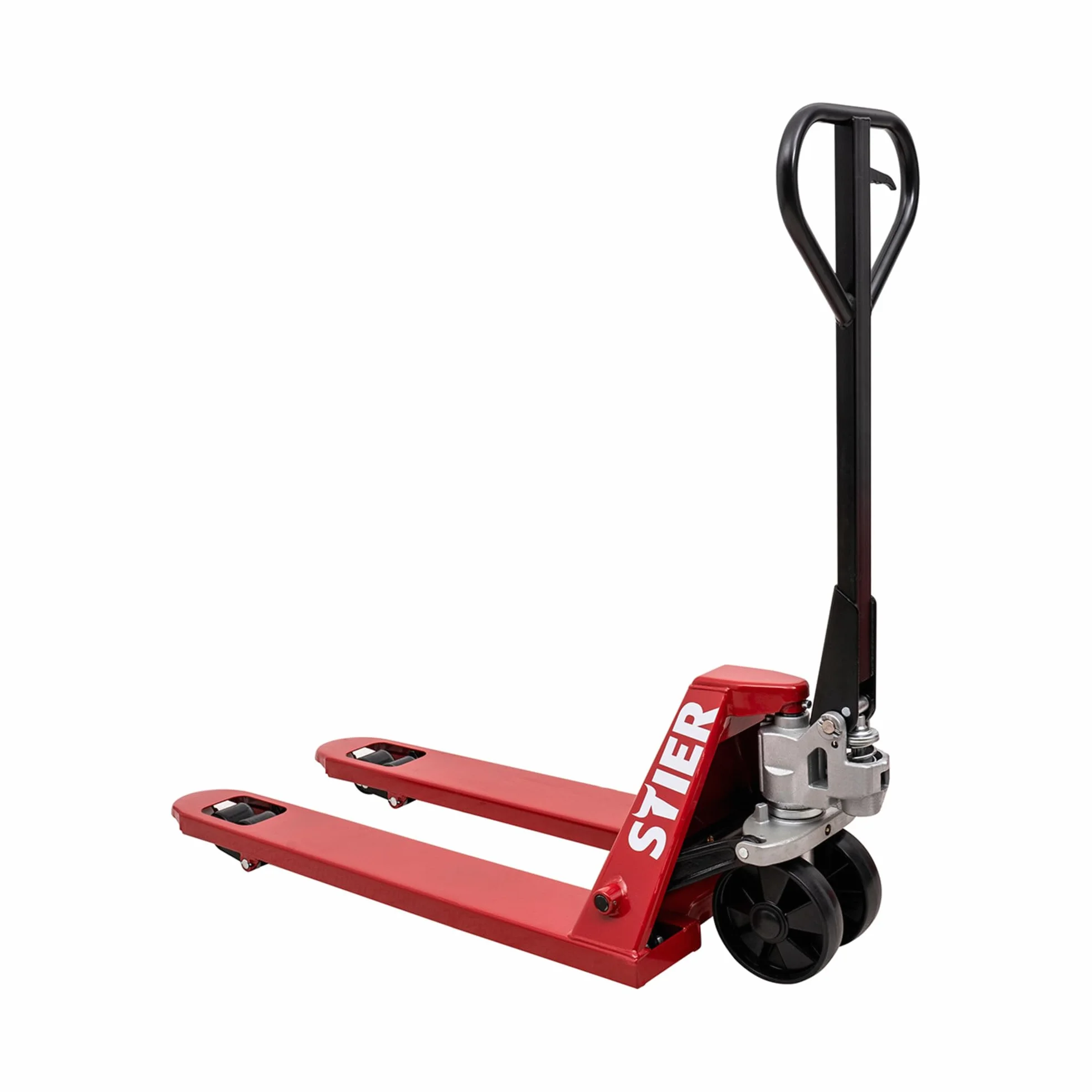 STIER Transpallet, portata 2500 kg, lunghezza delle forche 800 mm, pneumatici in nylon