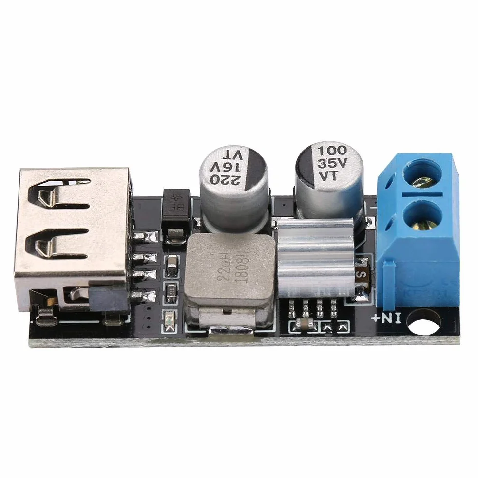 Modulo di tensione DC-DC 12V 24V 6V-32V a 5V QC 3.0 Convertitore di tensione USB