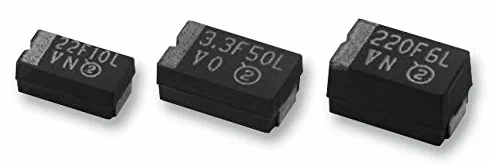 Cap, 100µF, 10V, 10%, condensatori al tantalio SMD, Qty.500 | TP3C107K010C0250AS