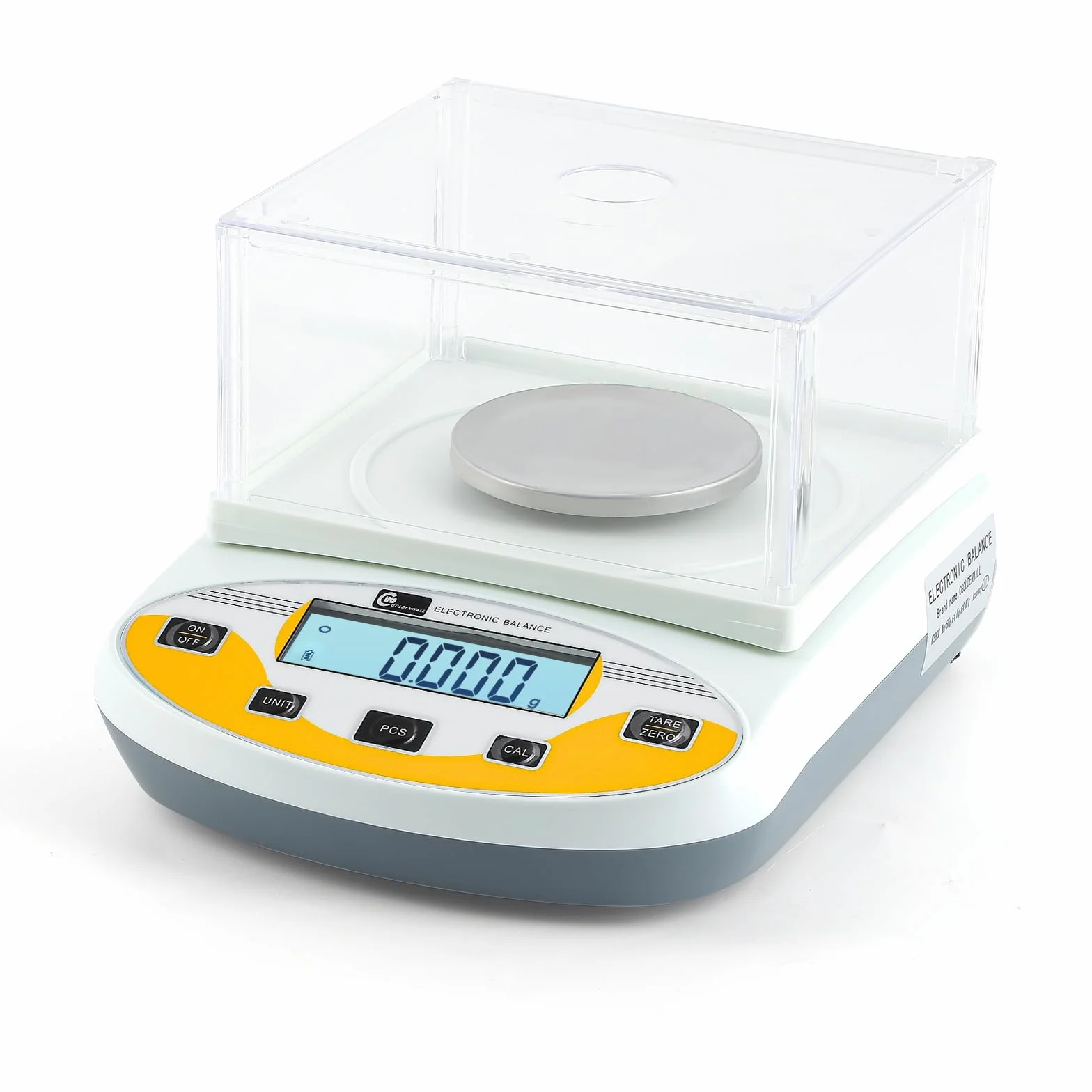 CGOLDENWALL Bilancia da laboratorio 0,001 g, bilancia analitica digitale per gioielli, bilancia scientifica elettronica di precisione, 1 mg, 110 V (500 g, 0,001 g)