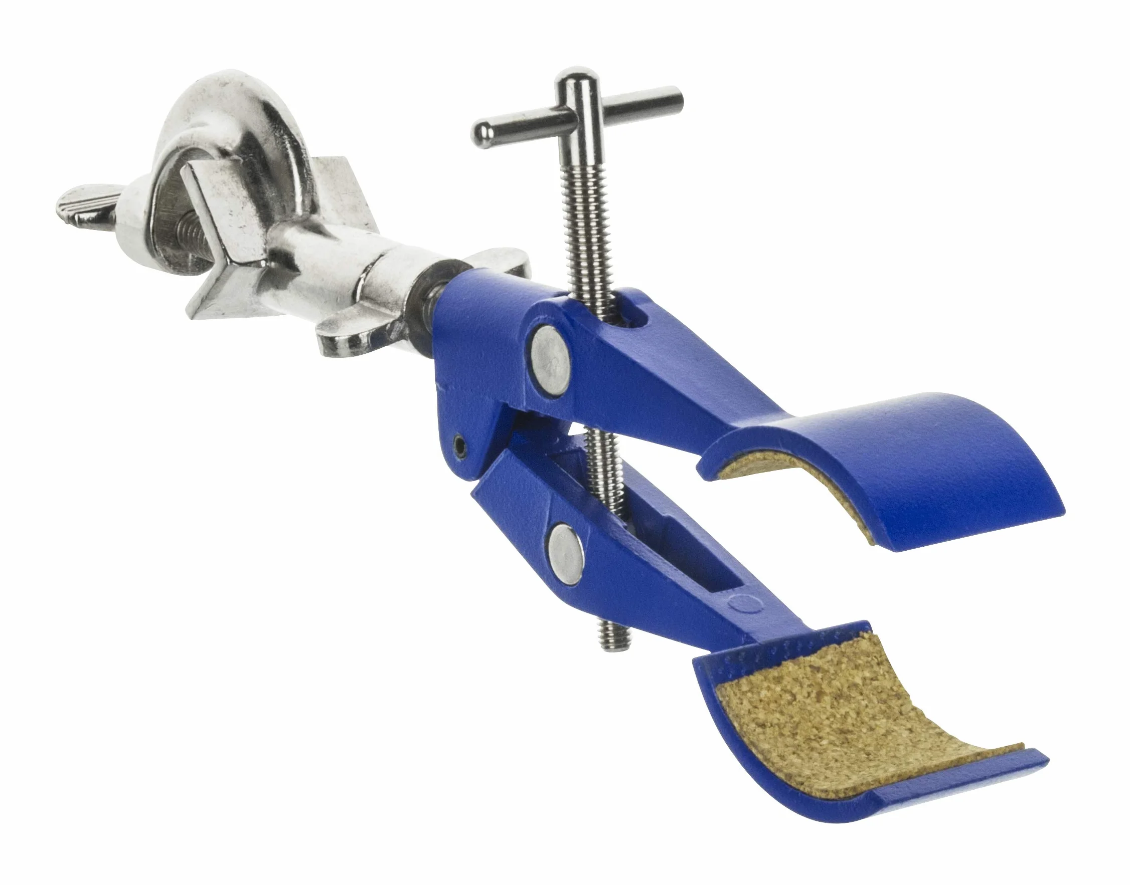EISCO laboratorio grade metalliche set stand di supporto 8" x 5" 12 mm dia rod 24" l cork foderato buretta pinza boss testa storta ring 2,5" dia