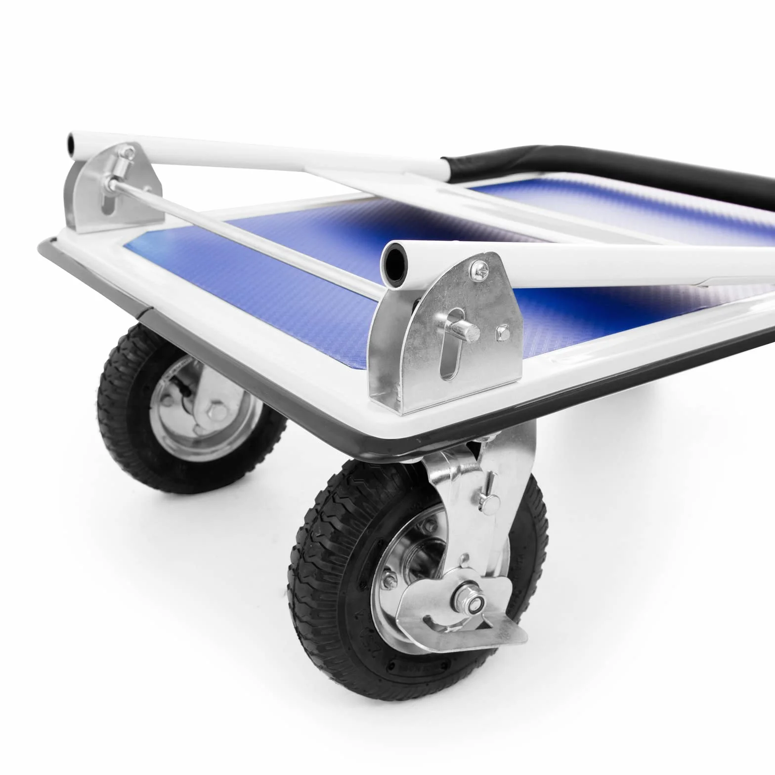 Pallit CARRY-R Carrello a Piattaforma Pieghevole - Portata 300 kg, Ruote Pneumatiche, Piano 880x580 mm, Carrello per Trasporto con Pianale Antiscivolo