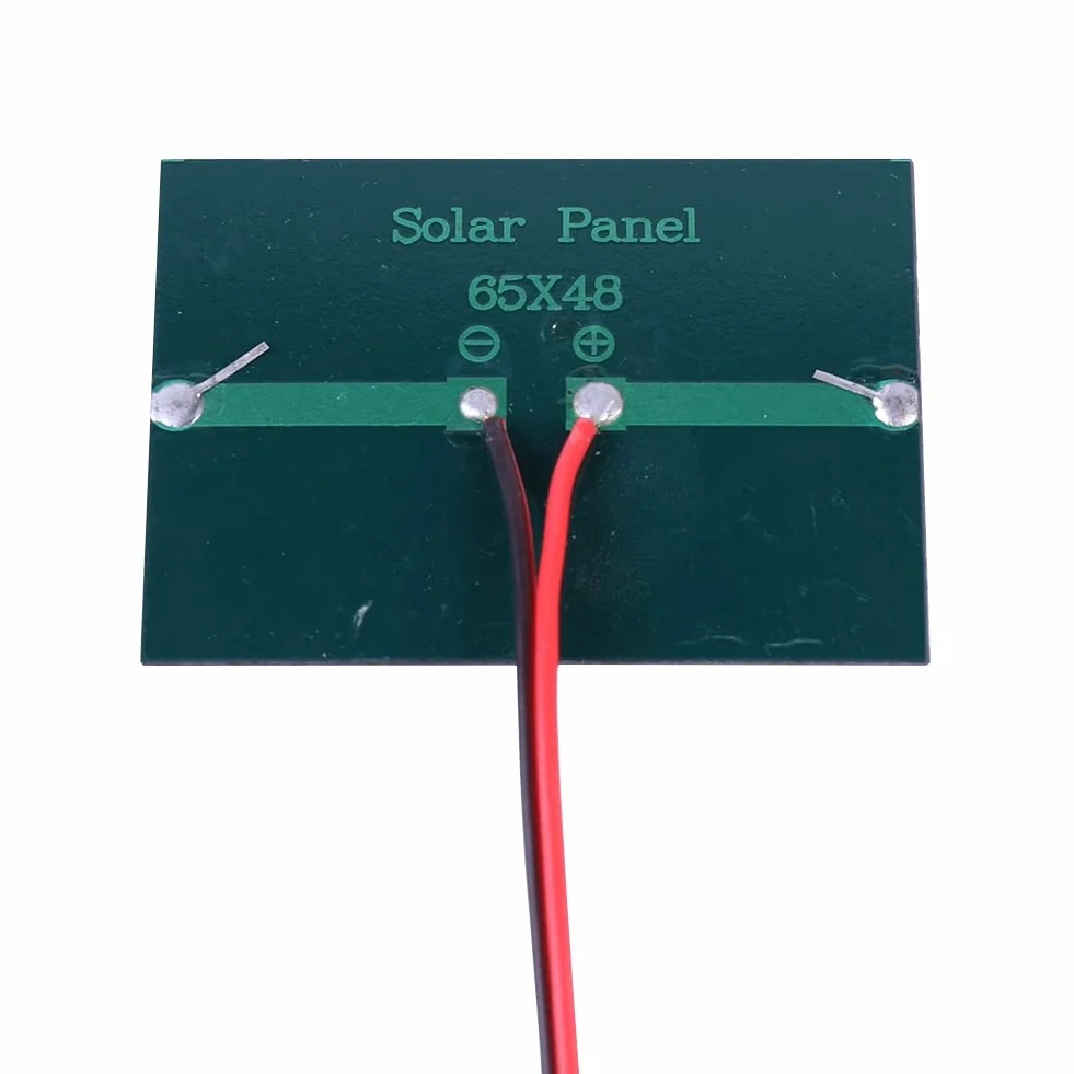 Pannello Solare 1W 3V 100MA DIY Outdoor Caricatore Solare Power Bank