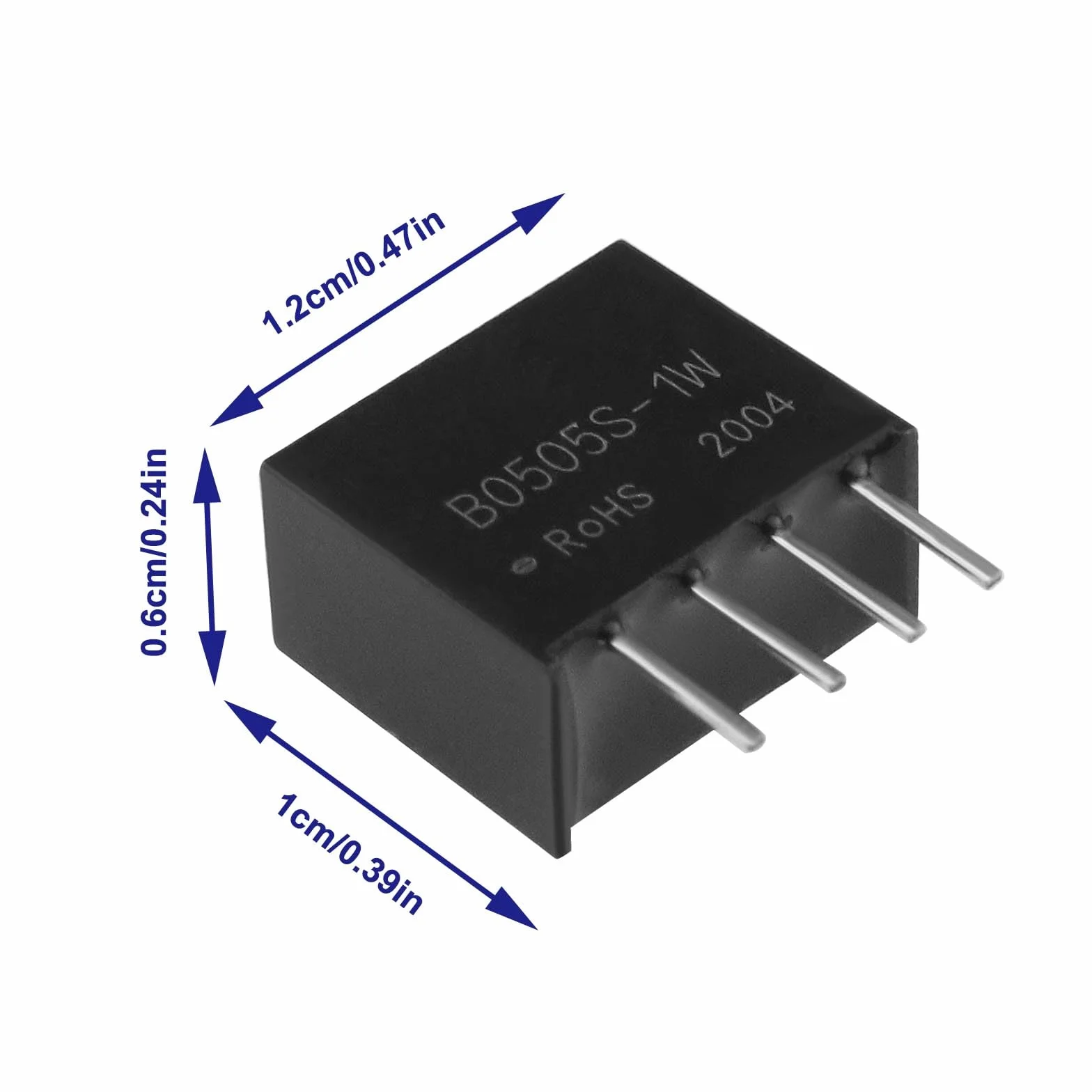 B0505S-1W DC-DC 5V Trasformatore di Isolamento Modulo Alimentazione 1W 4 Pezzi