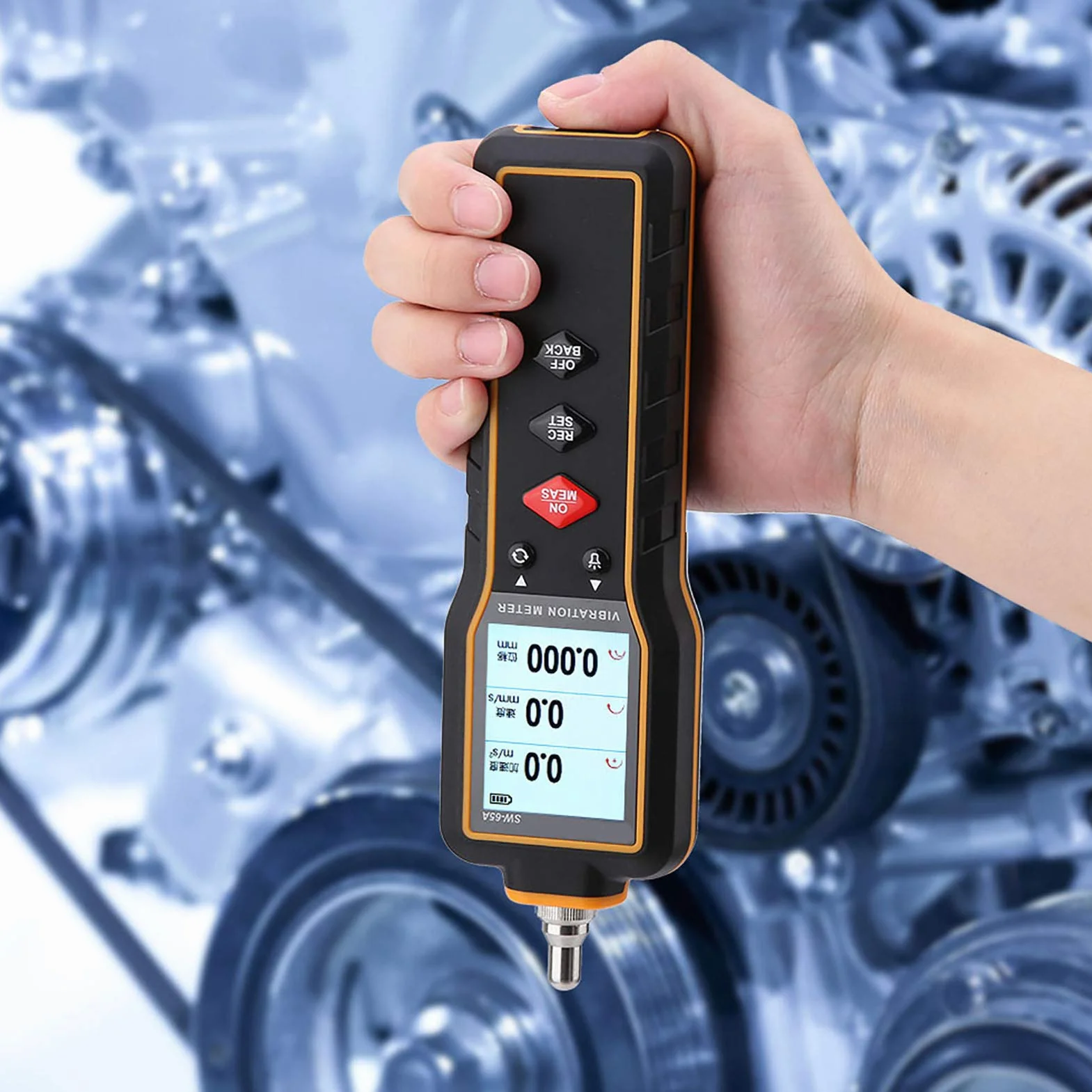 SW-65A Misuratore di Vibrazioni Digitale Portatile Tester Dispositivo di Monitoraggio per Macchine di Misura Misuratore di Vibrazioni PortatileSW-65A di PortatileMisuratore di