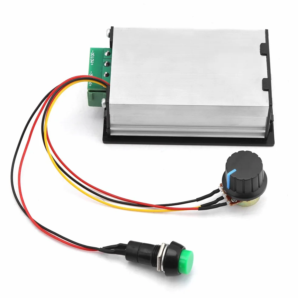 Regolatore di Velocità Regolabile DC con Display Digitale, Controllo Velocità Motore PWM con Interruttore DC 6V-60V