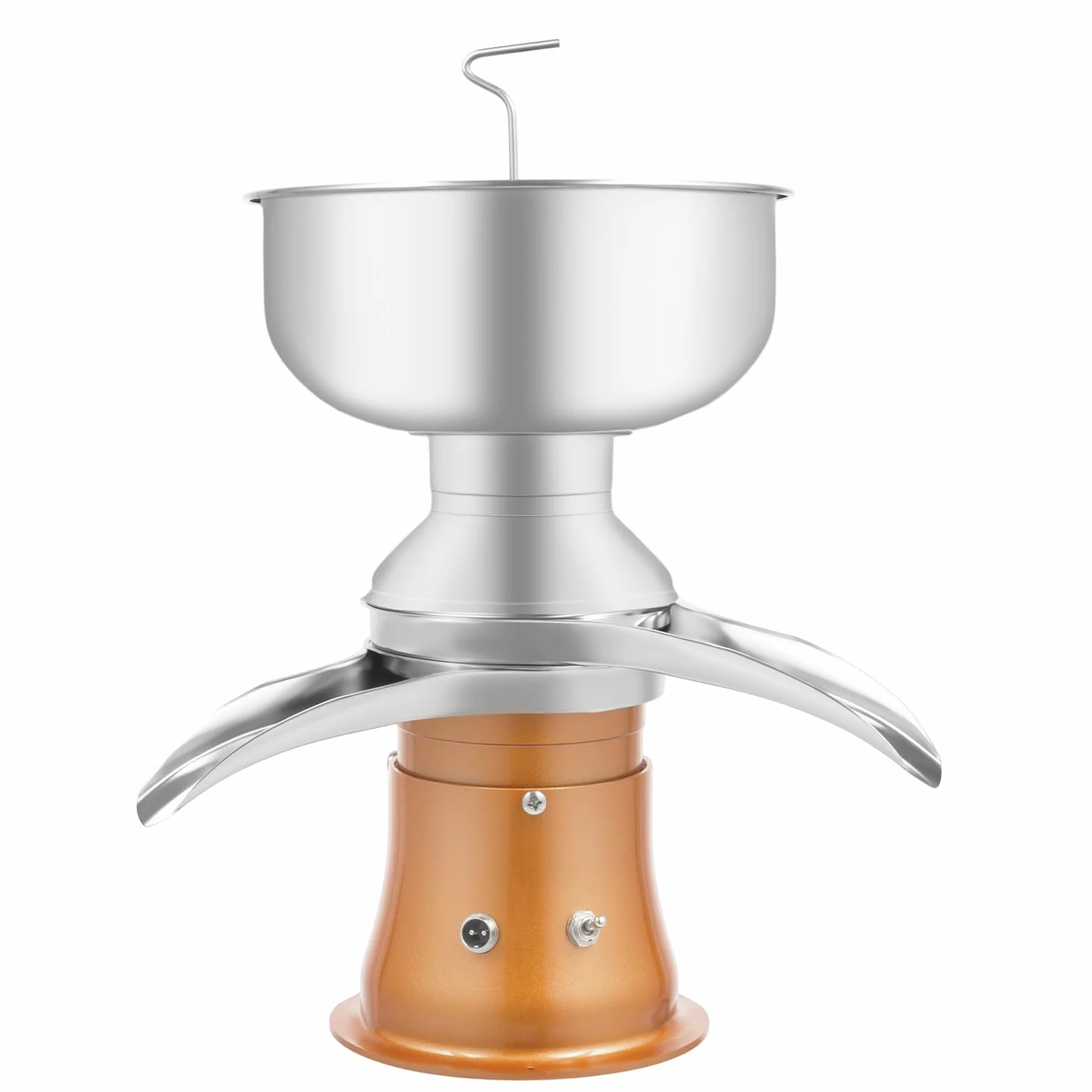 Centrifuga elettrica per latte da 5 l, 50 l/h, separatore per latte, separatore per crema latte, separatore per panna fresca, centrifuga per il latte