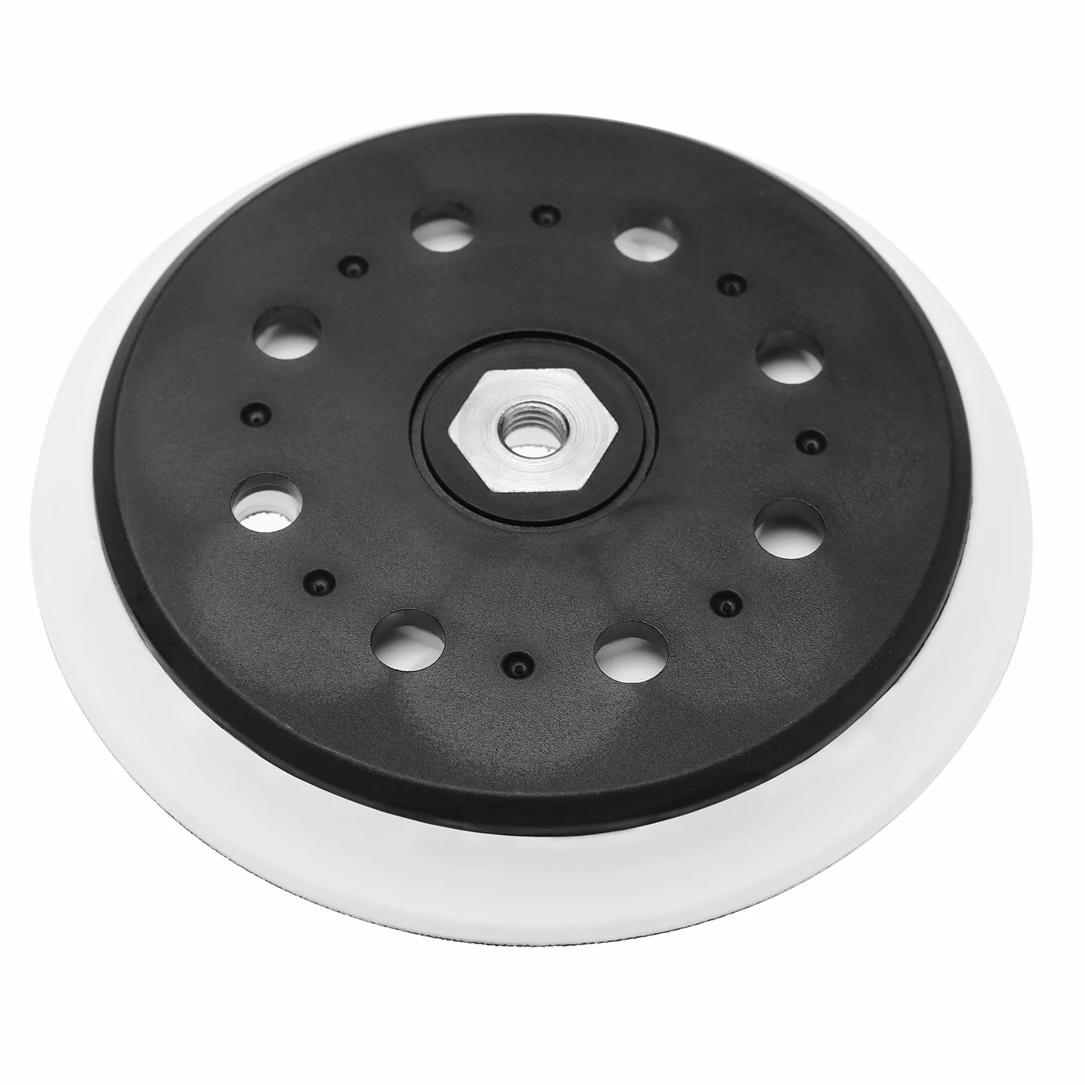 Supporto a gancio e fibbia da 6 pollici 150 mm 15 fori compatibile con Makita BO6050 BO6050J Levigatrici Orbitali Casuali Disco di Lucidatura Pad di Protezione Strumenti Abrasivi
