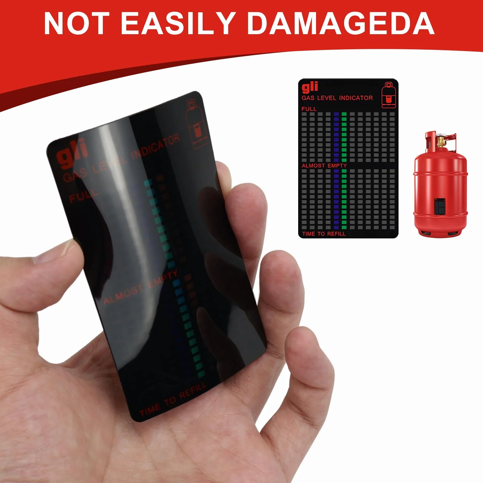 KXVXXV 2 x bombole di gas, indicatore di livello di riempimento, indicatore di gas magnetico, indicatore di gas per gas propano, casa, camper, bombole di gas butano
