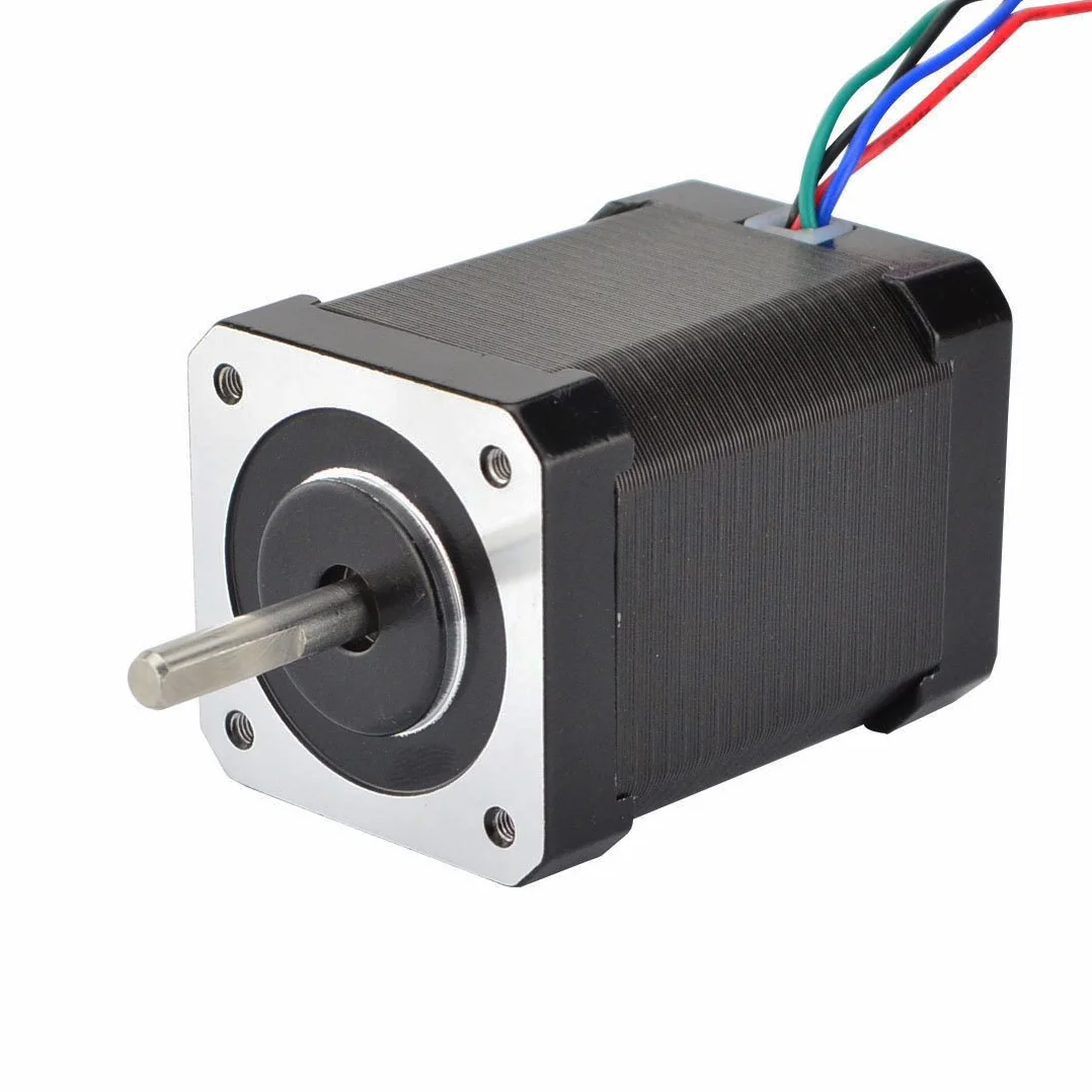 STEPPERONLINE Nema 17 Motore passo-passo Bipolar 1,8deg 65Ncm 2,1A 42x60 mm 4 fili per stampante 3D / DIY CNC