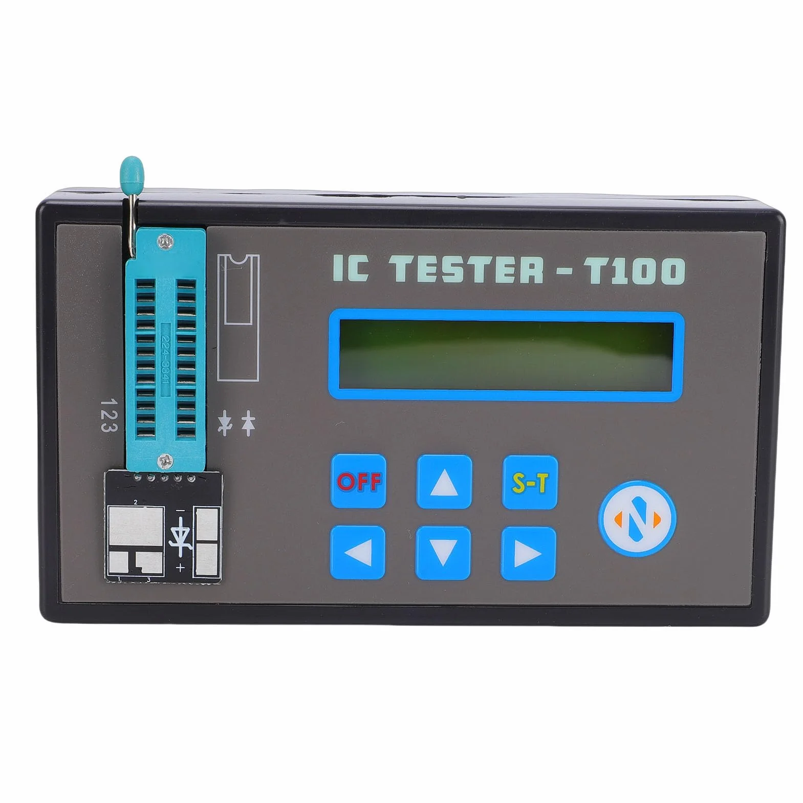 LED Ic Tester Transistor Tester Smd Componenti Elettronici Tester Multifunzione Transistor Diodo Triodo Ic Chip Tester per Moduli di Azionamento Manutenzione Componenti