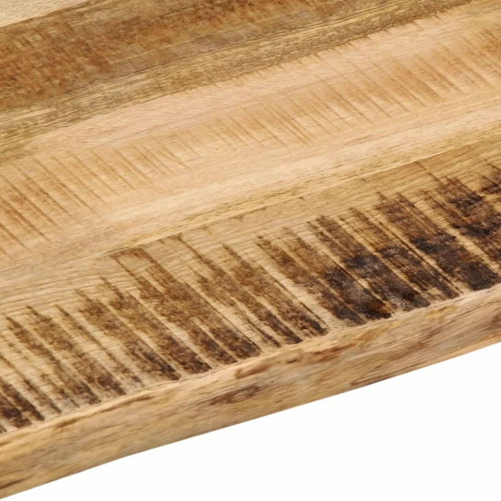 vidaXL Piano Tavolo Bordi Vivi 110x80x2,5 cm Legno di Mango Grezzo Sostituzione Tavolo da Pranzo