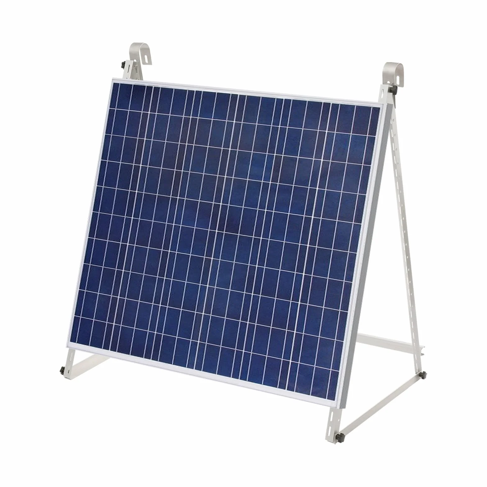 Supporto per pannello solare, supporto per centrali elettriche da balcone, angolo di 10-30°, con gancio, portata 50 kg, supporto regolabile, adatto per balconi, pavimenti, tetti