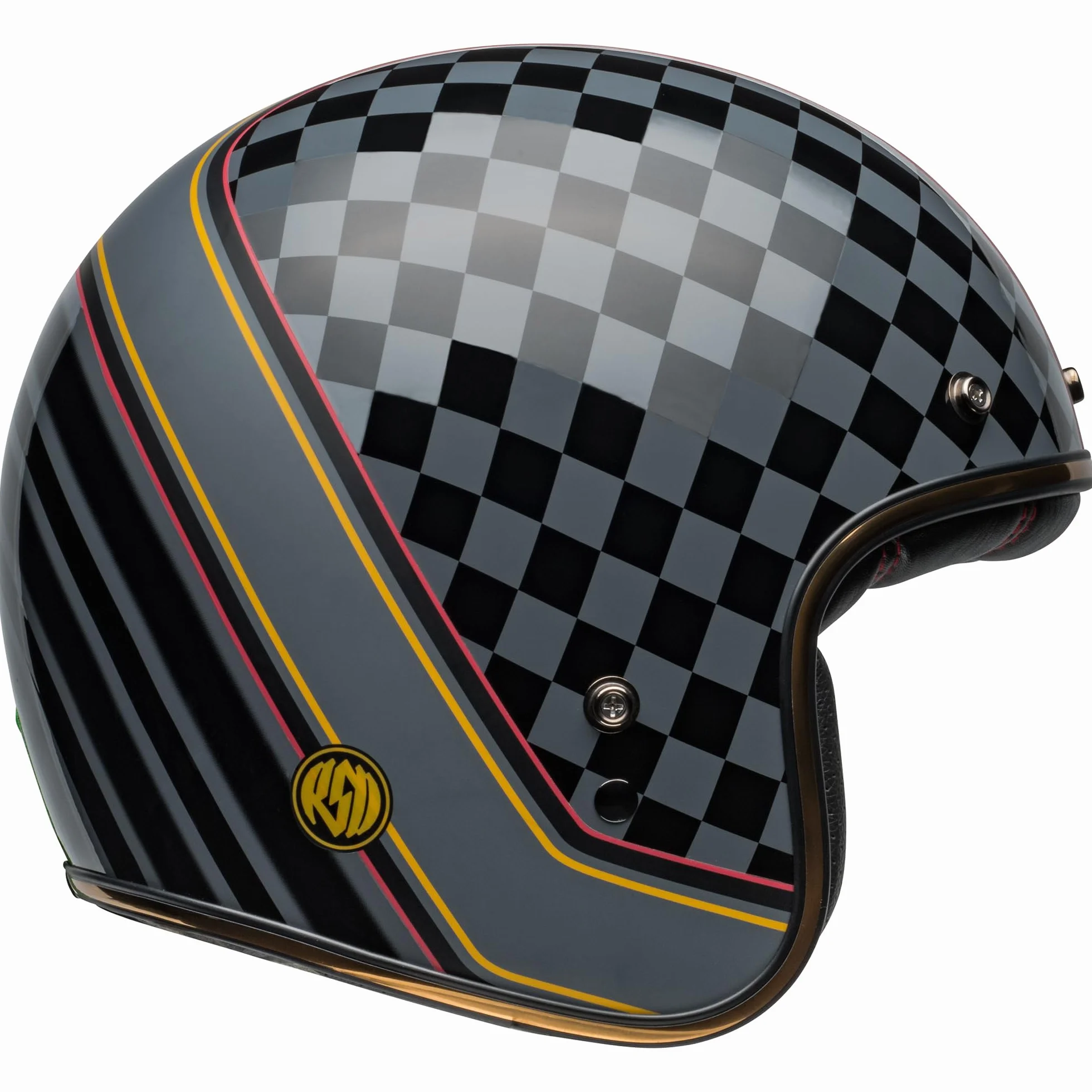 HELMET BELL CUSTOM 500 ECE6 RSD WRKRS MATTE/GLOSS BLACK/GOLD M