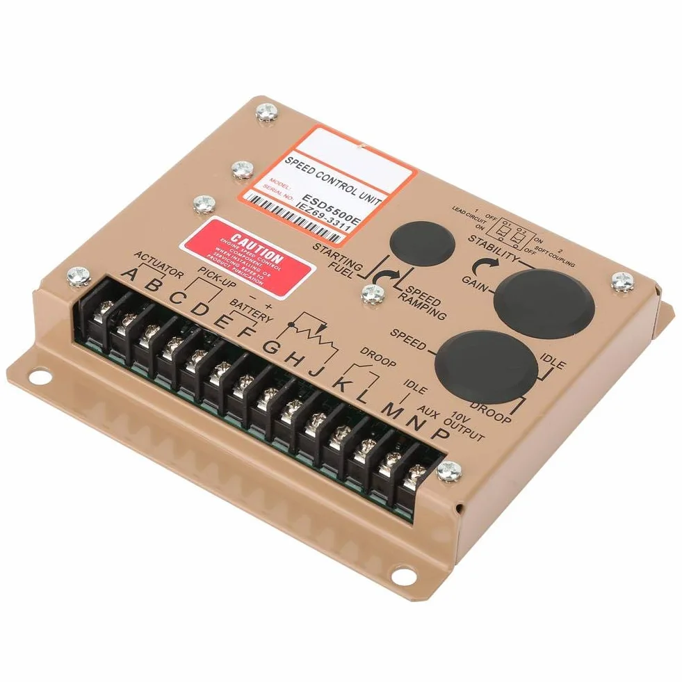 Regolatore di velocità del motore ESD5500E Pannello di controllo del generatore del regolatore elettronico del motore, 1KHz ~ 7.5KHz