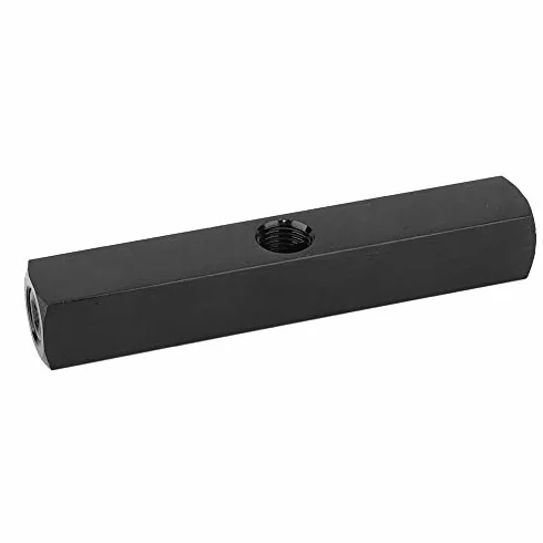 Separatore Collettore Aria Pneumatica 3 Vie 4 Vie Blocco Alluminio Connessione Rapida BSPP 1/4 Pollice
