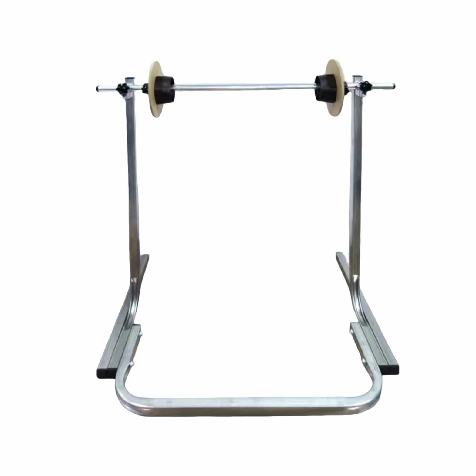 Supporto per rotolo di pluriball, supporto per dispenser con deflettore regolabile in larghezza, rack di imballaggio in cotone EPE, capacità di carico 50 kg per lo spostamento e la spedizione