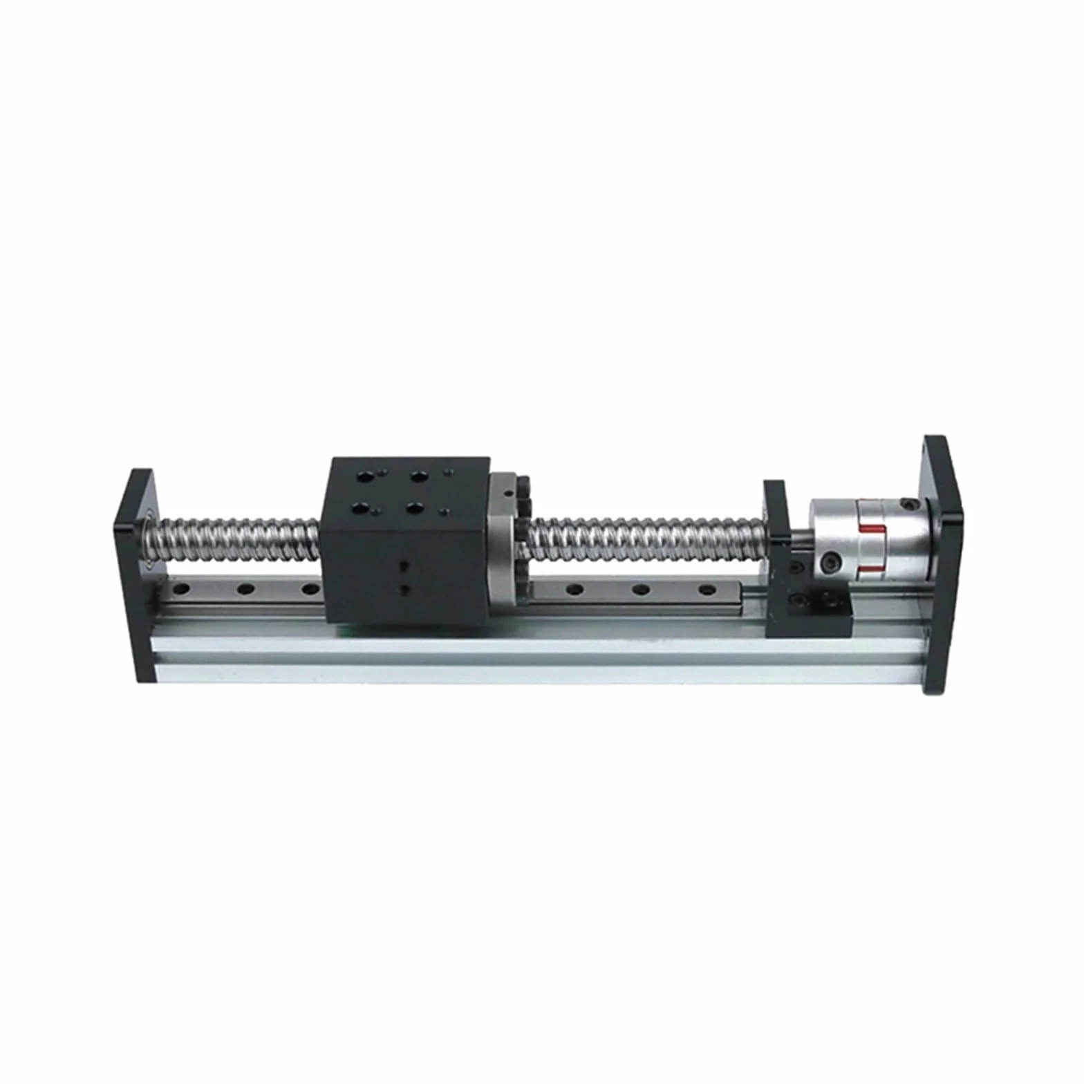 Binario di Guida Tavolo Scorrevole Elettrico con Corsa da 100-1000 mm Stampante 3D CNC Guida lineare Fase MGW12R Binario in Alluminio SFU1204 Vite a ricircolo di Sfere (Size : SFU1204 Type A, Style :