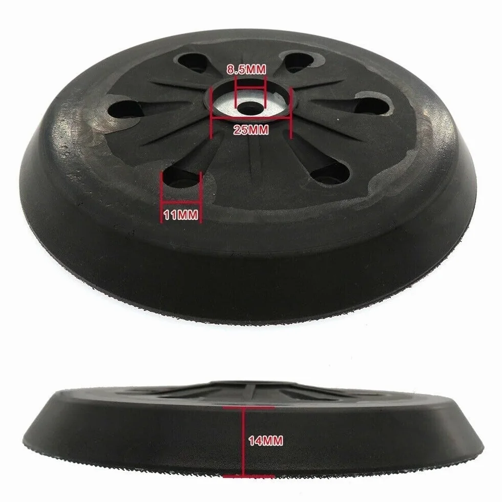 Disco abrasivo da 15,2 cm in schiuma, cuscinetto di interfaccia per levigatrice orbitale, 6 fori, estrazione della polvere migliorata, ammortizzazione medio-dura, compatibile con SX E 425 XL SX E 450