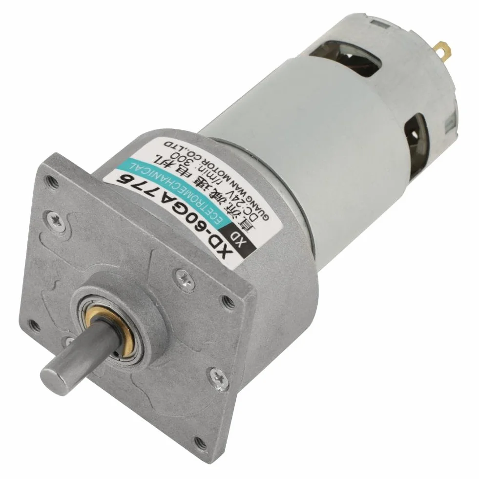 Motoriduttore DC 24V 300RPM 35W regolabile a coppia elevata CW/CCW