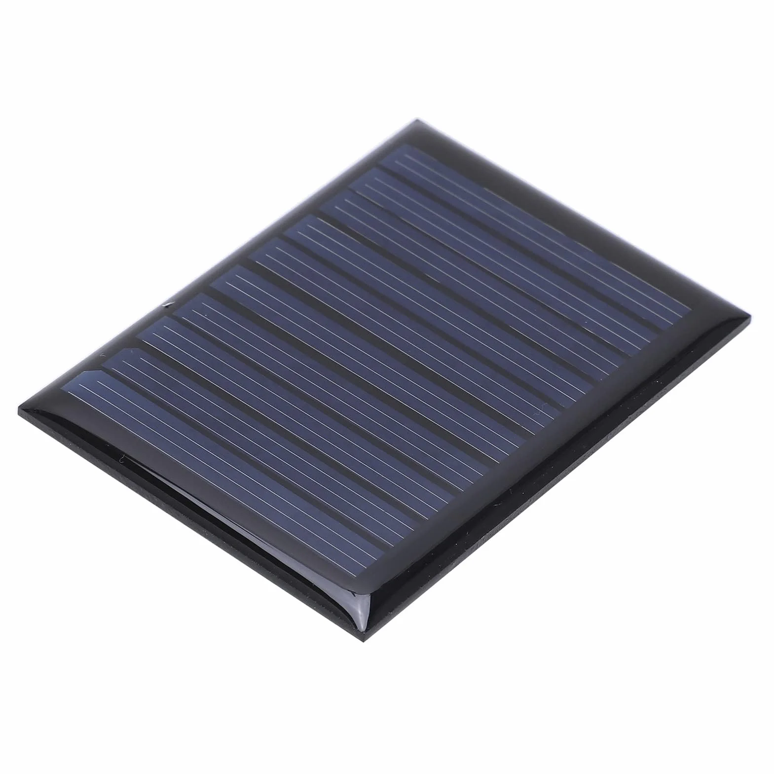Pannello Solare Mini, 5V 50mA 60x40mm Monocristallino Compatto, Modulo Energia Solare per Dispositivi Esterni IoT Robot Elettronica Portatile