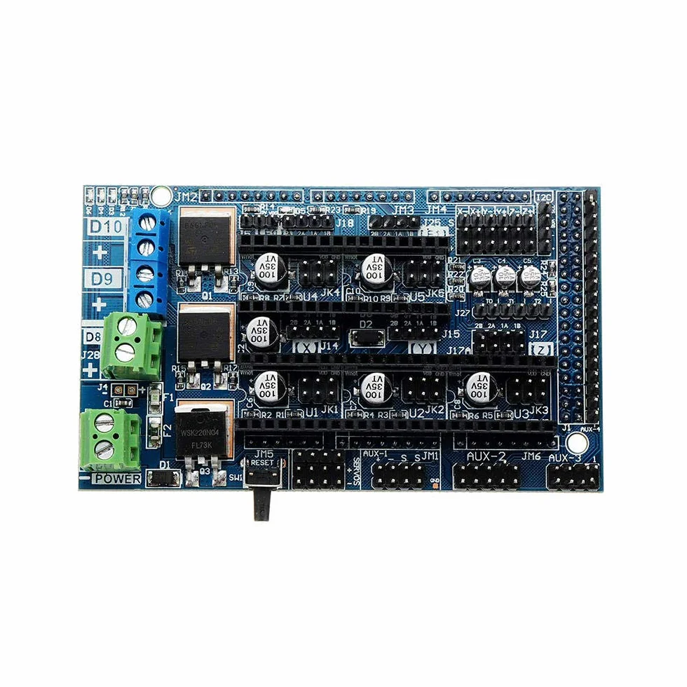 DollaTek Upgrade Ramps1.6 Base On Ramps1.5 Pannello di Controllo a 4 Strati Scheda di espansione Scheda Principale per Parti della Stampante 3D