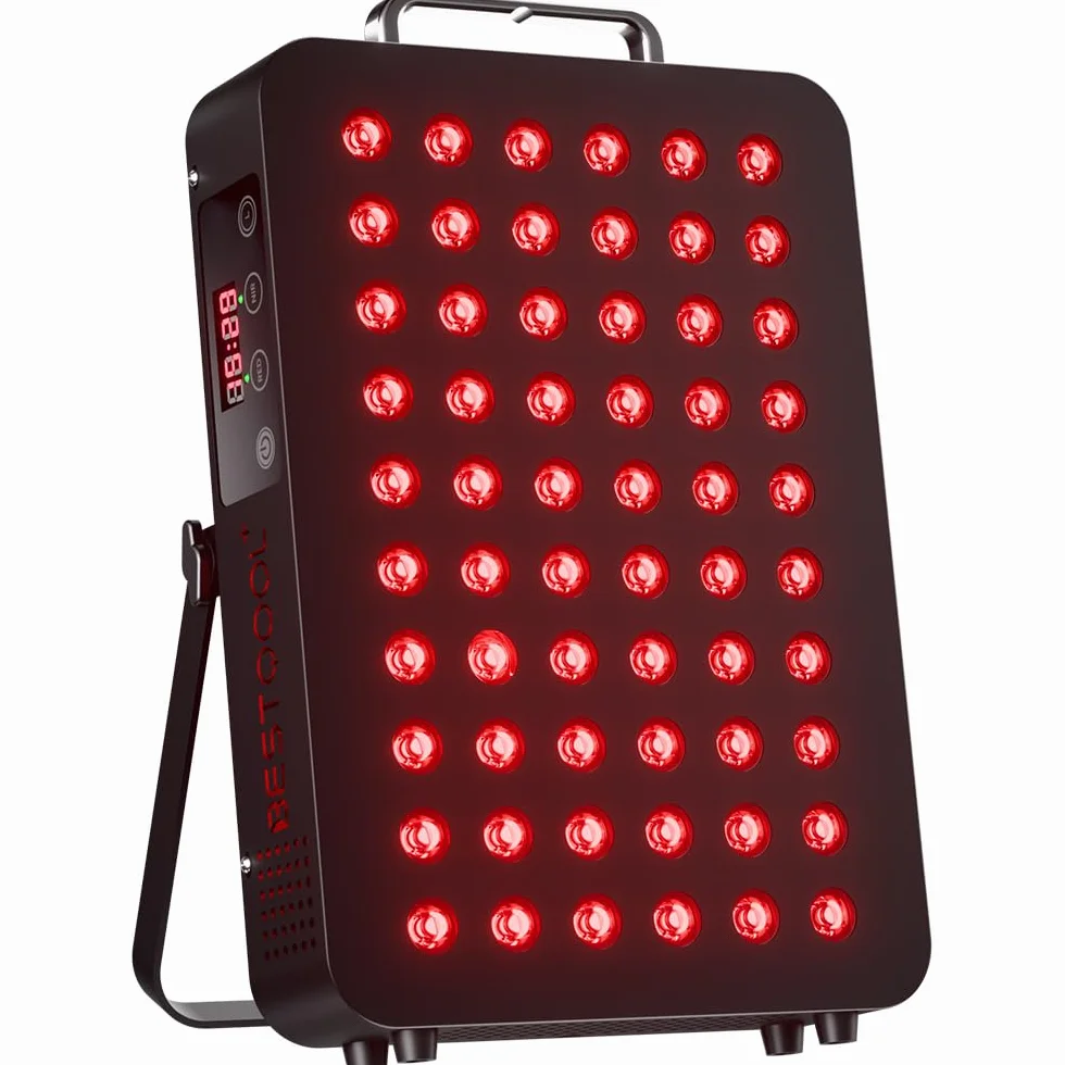 BestQool Dispositivo a Luce Rossa – Dual-Chip 660nm & 850nm, Pannello Premium ad Alte Prestazioni per la Casa, 105W con 60 LED