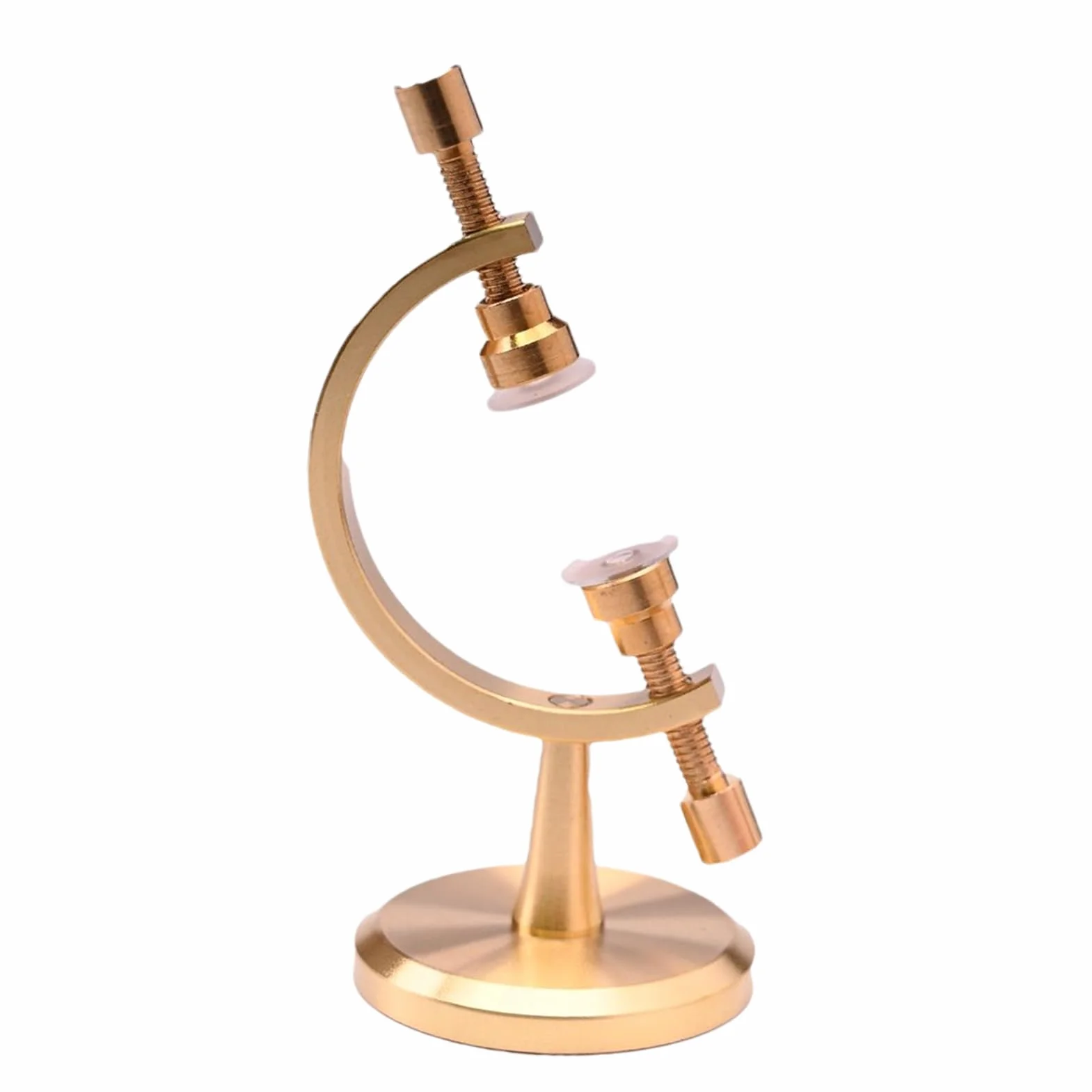 Supporti per Cristalli da Esposizione - Base Regolabile per Minerali,Con Clip Imbottita Di - Per Campioni Gemme Fossili Oggetti Da Collezione Arte Artigianato Libreria Tavolo