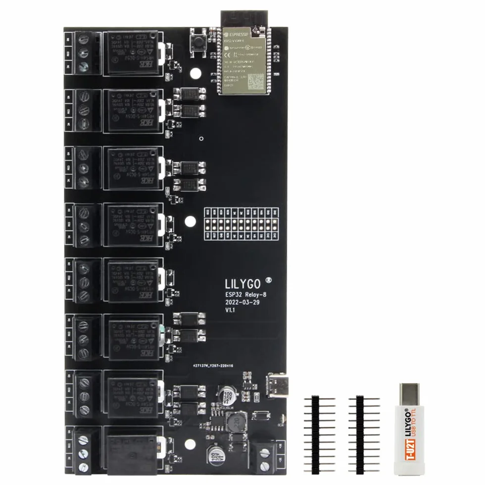 LILYGO TTGO T-Relay 5V 8 Canali Modulo Relè ESP32 Wireless Modulo DC Scheda di Sviluppo WiFi BLE Telecomando