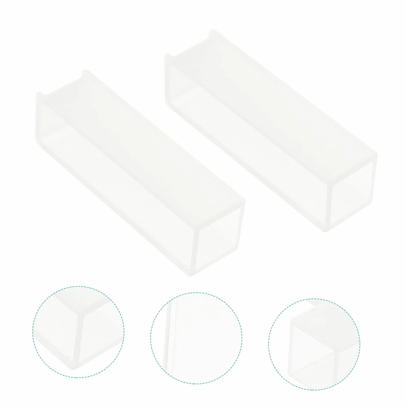 Cuvetta Di Vetro Transparente Standard 4 Pezzi Per Analisi Comparative Da Laboratorio Compatibile Spettrofotometri