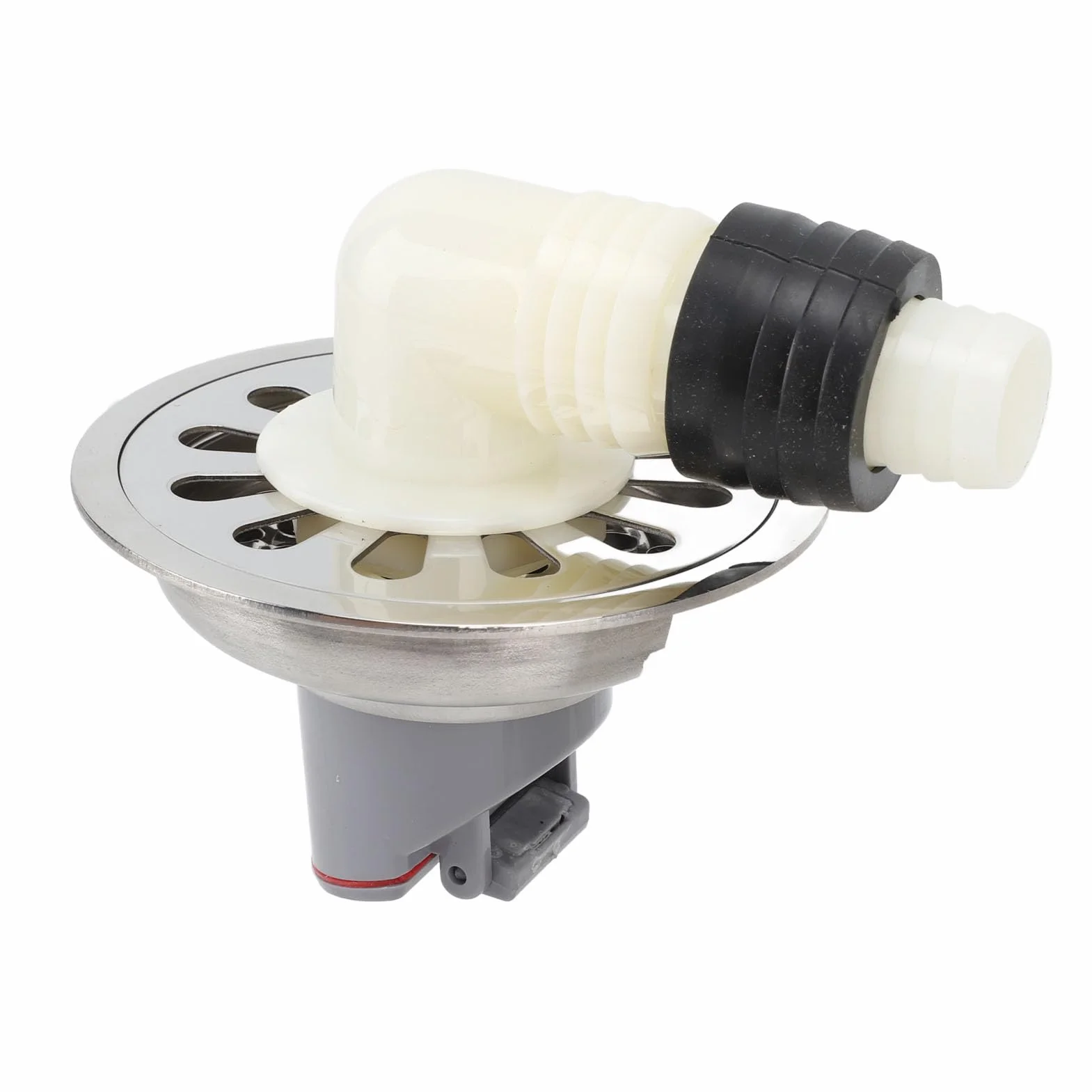 Scarico a Pavimento Tondo in Acciaio Inox 304 Antiodore Diametro 9 cm