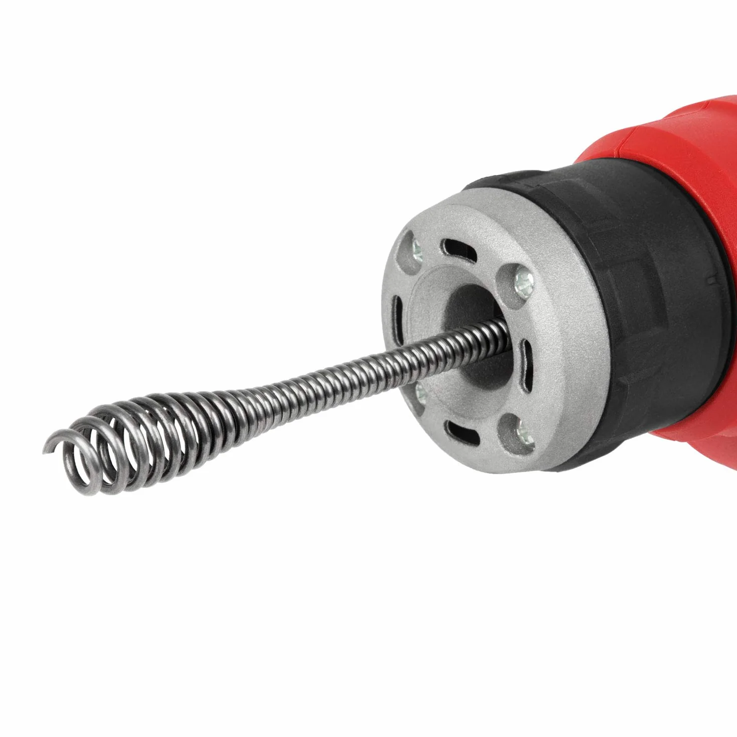 EBERTH Spazzola per Tubi Macchina per la Pulizia dei Tubi Elettrico con Spirale di 7,6m (560 rpm, 230V, Diametro della Spirale 11mm, per Tubi di 2-5 cm di Diametro, Marcia Avanti e Indietro)