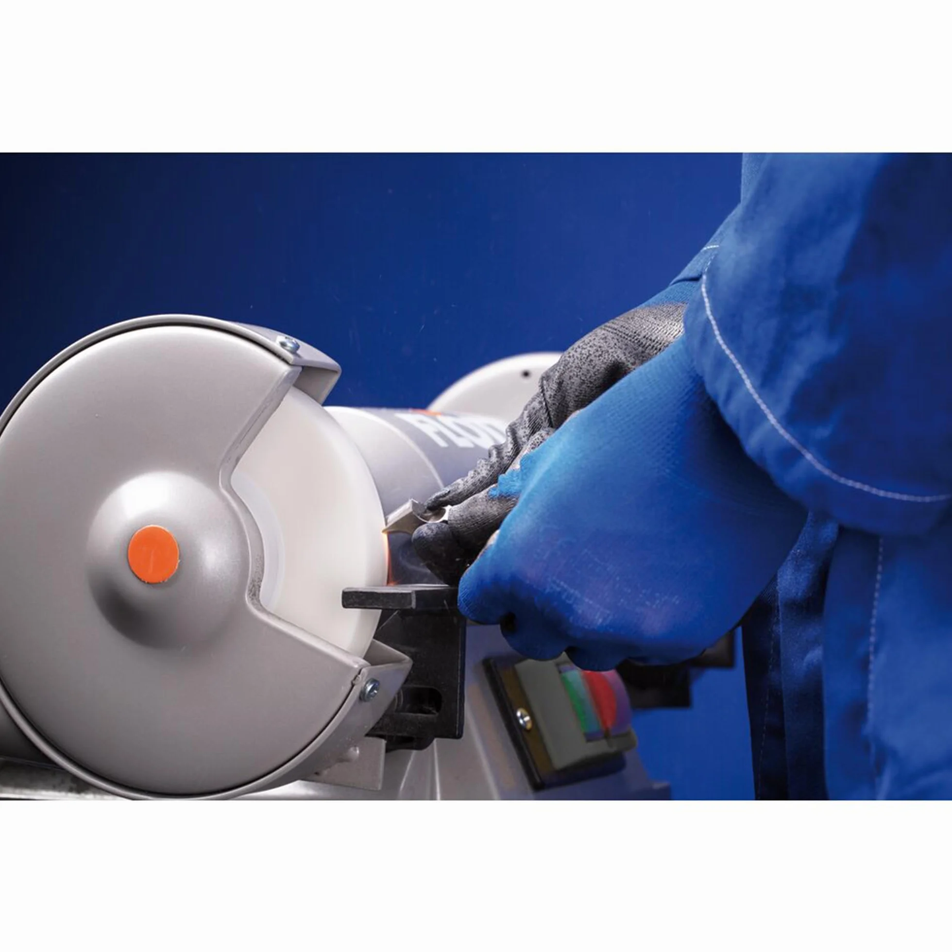 PFERD Disco abrasivo HSS, 200 x 20 x 32, A60, 39008437 - Disco abrasivo medio duro per affilare punte HSS con manicotti di riduzione (25/20/16 mm)